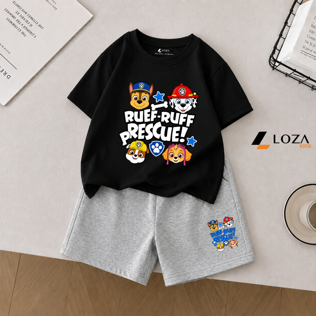Bộ cộc bé trai hình Chú Chó Cứu Hộ - Loza Kids SB680_thumbnail_0