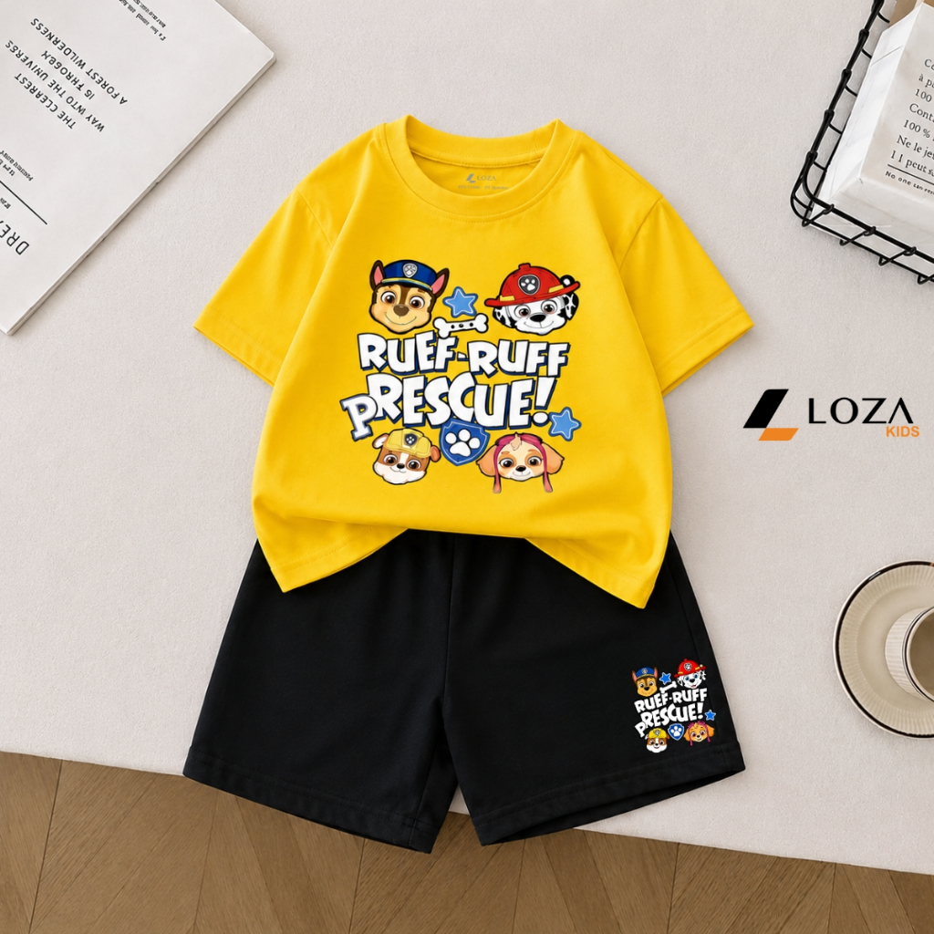 Bộ cộc bé trai hình Chú Chó Cứu Hộ - Loza Kids SB680_thumbnail_7