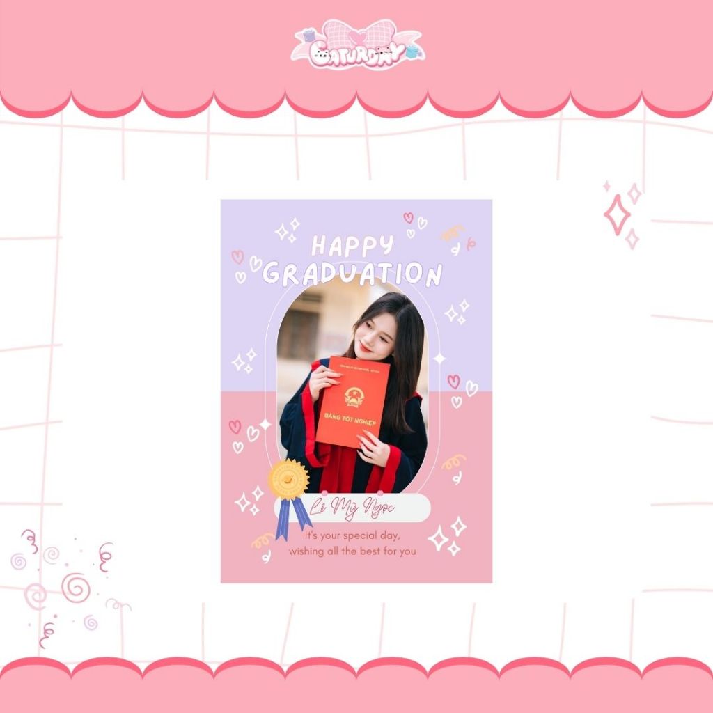 KHUNG ẢNH CHÚC MỪNG TỐT NGHIỆP, quà tặng Tốt nghiệp, quà tặng bạn bè, người thân, người yêu - 003