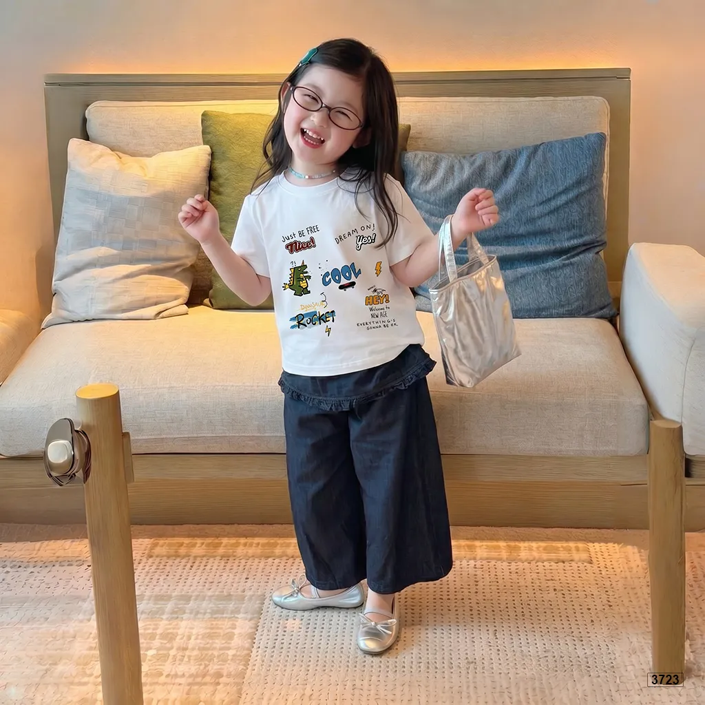 Áo thun bé trai bé gái hoạt hình mùa hè Kado 3723_thumbnail_2