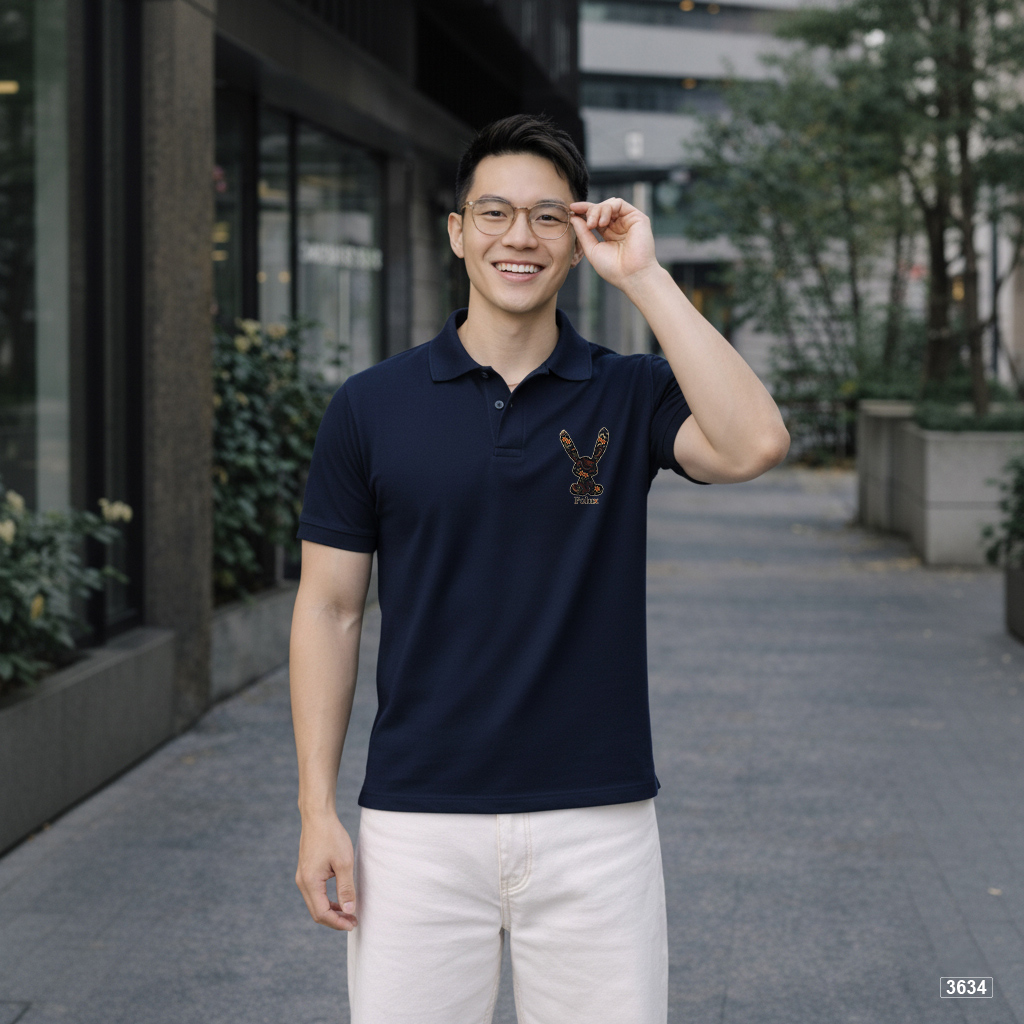 Áo polo cá sấu nam form vừa tôn dáng basic Polux 3634_thumbnail_3