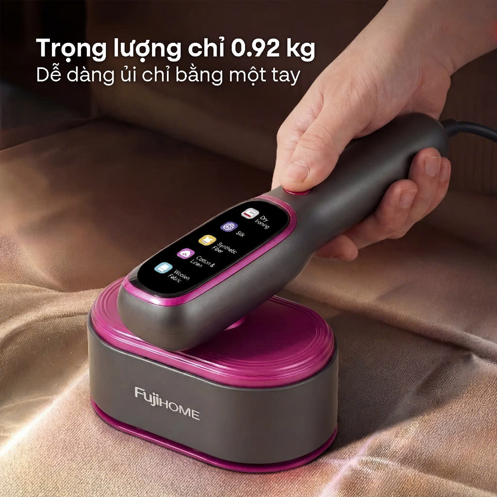 Bàn Ủi Hơi Nước Cầm Tay Fujihome SI718AB