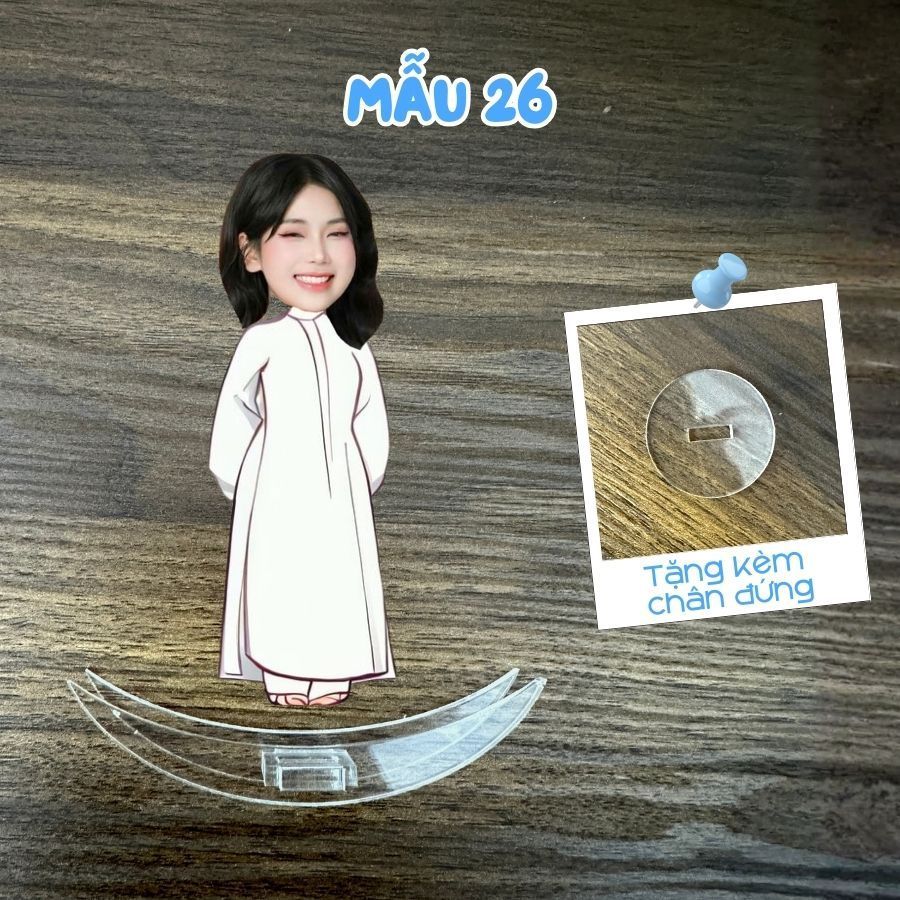 Standee lắc lư ghép chibi Tết, Áo dài_thumbnail_30