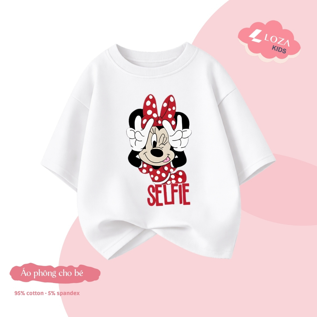 Áo phông bé gái hình MINNIE nhiều mẫu - Loza Kids CA014_thumbnail_14