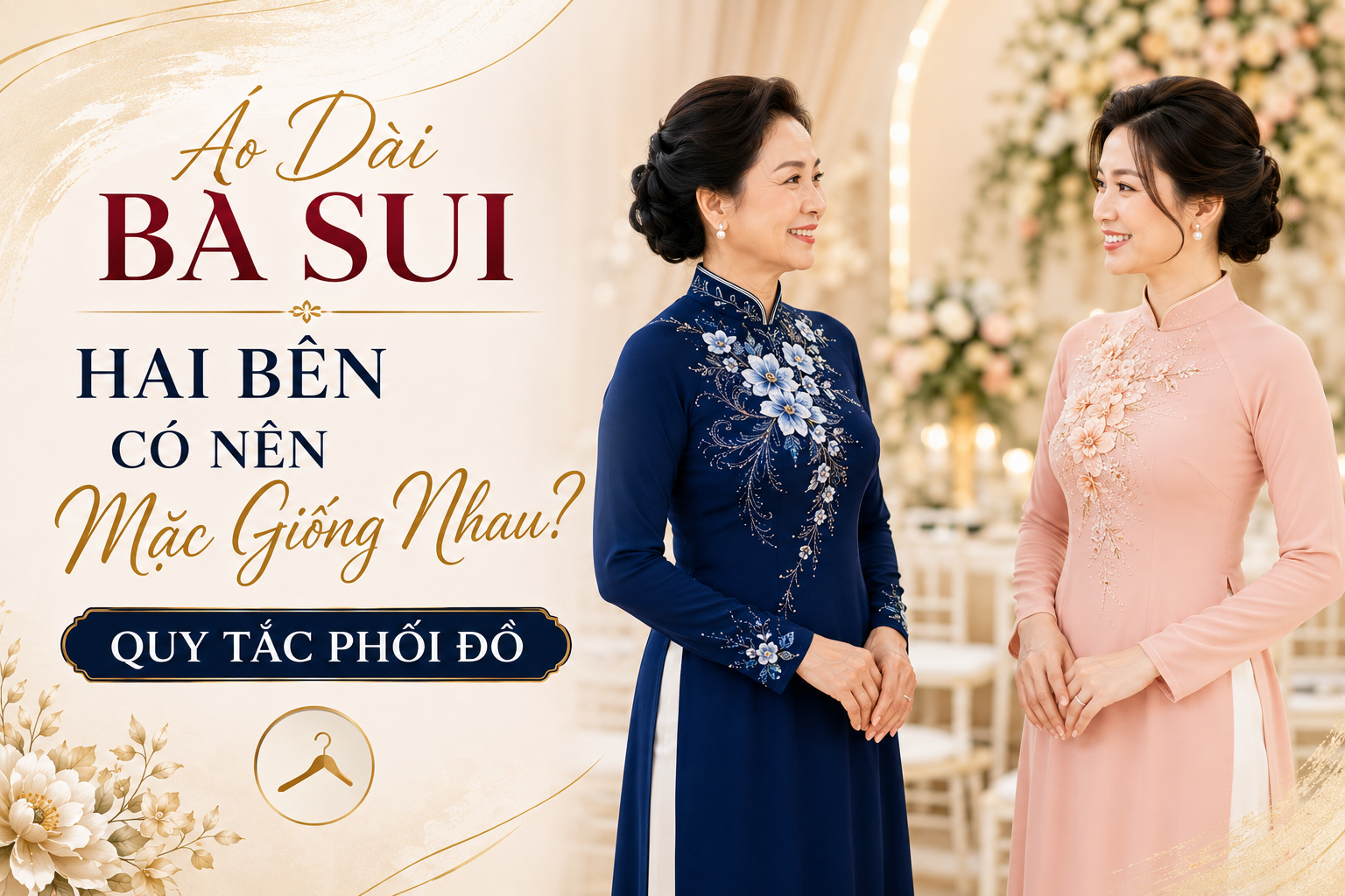 Áo Dài Bà Sui Hai Bên Có Nên Mặc Giống Nhau? Quy Tắc Phối Đồ