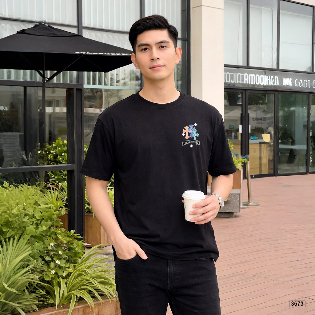 Áo thun nam oversize dày dặn đứng form Polux 3673_thumbnail_4