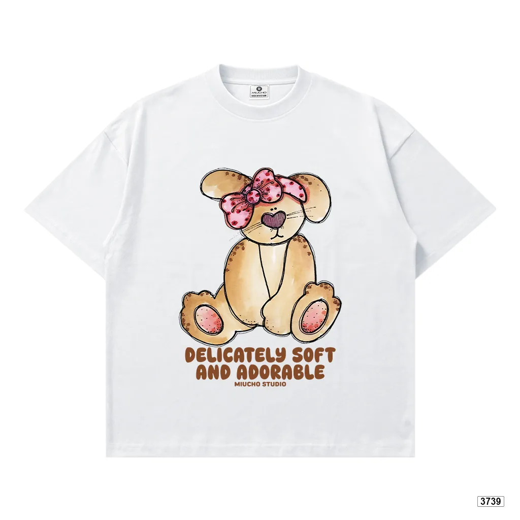 Áo thun nữ form boxy mùa hè chất thoáng mát phong cách dễ thương Miucho 3739_thumbnail_8