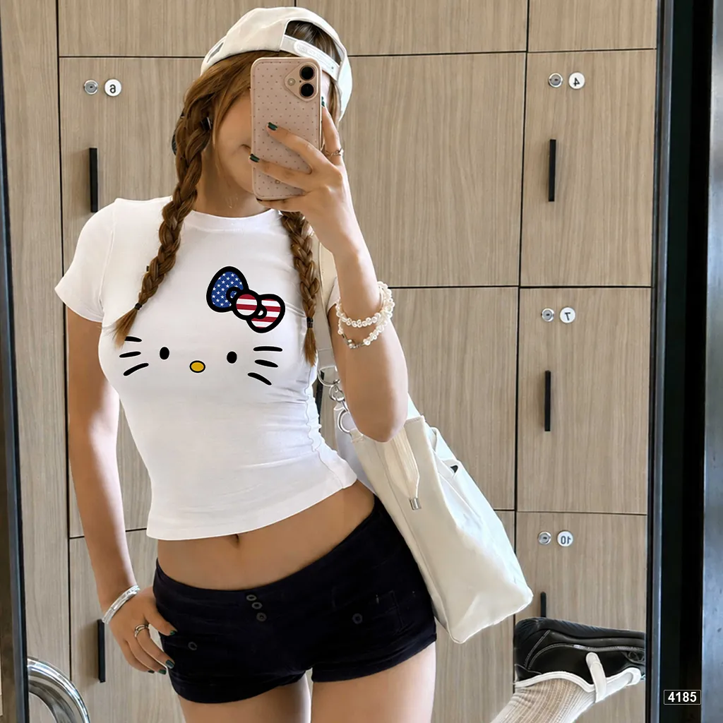 Áo baby tee Kittie đáng yêu ôm body hack dáng Beezy 4185_thumbnail_3