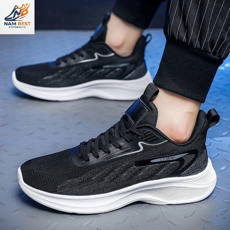 Big Size 39-50 Hàng Chuẩn Đế EVA Siêu Nhẹ - Giày Thể Thao Nam Vải Lưới Thoáng Khí Co Giãn Thoải Mái Đi Chơi Đi Tập_thumbnail_1