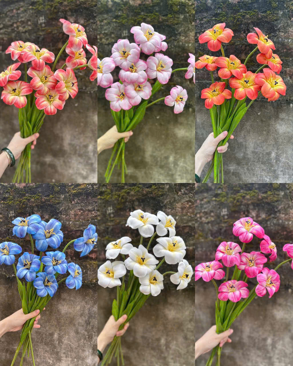 Hoa Tulip Nở Hoa Lụa Cao Cấp Trang Trí Không Gian Hiện Đại Bền Đẹp Không Cần Chăm Sóc_thumbnail_3