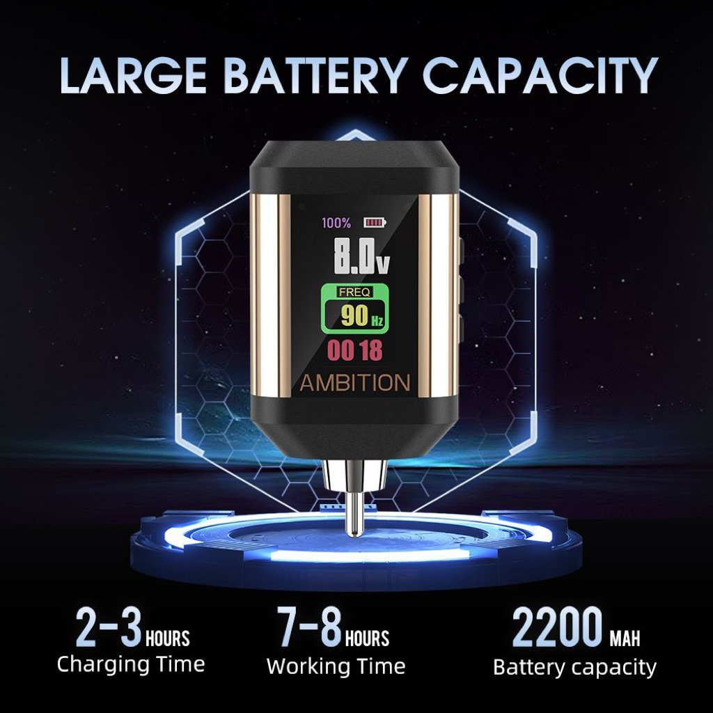 Pin tích điện AMBITION (2200mAh) - Thời lượng 7-8h
