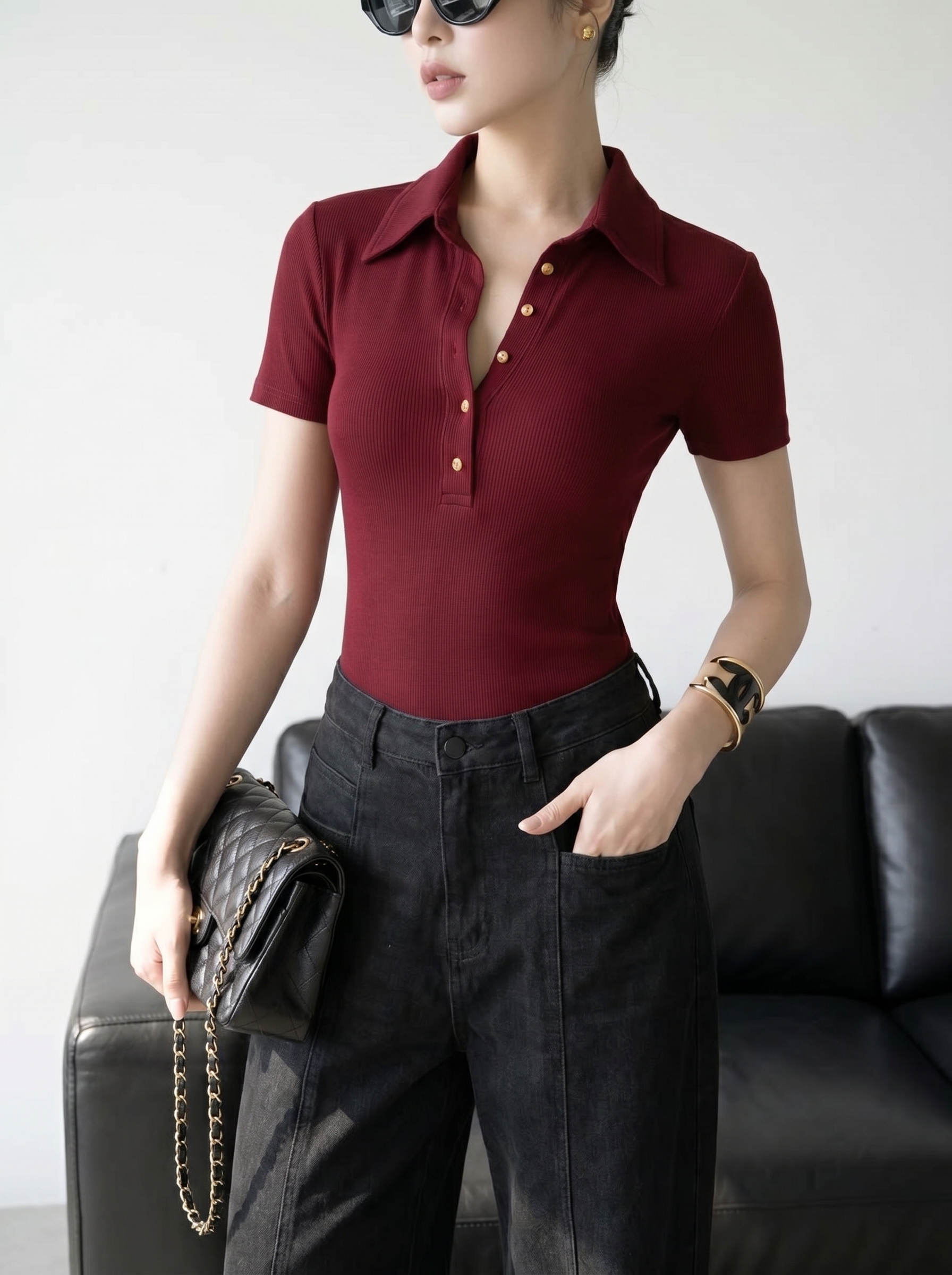 Áo thun polo body 26110 đỏ đô_thumbnail_2