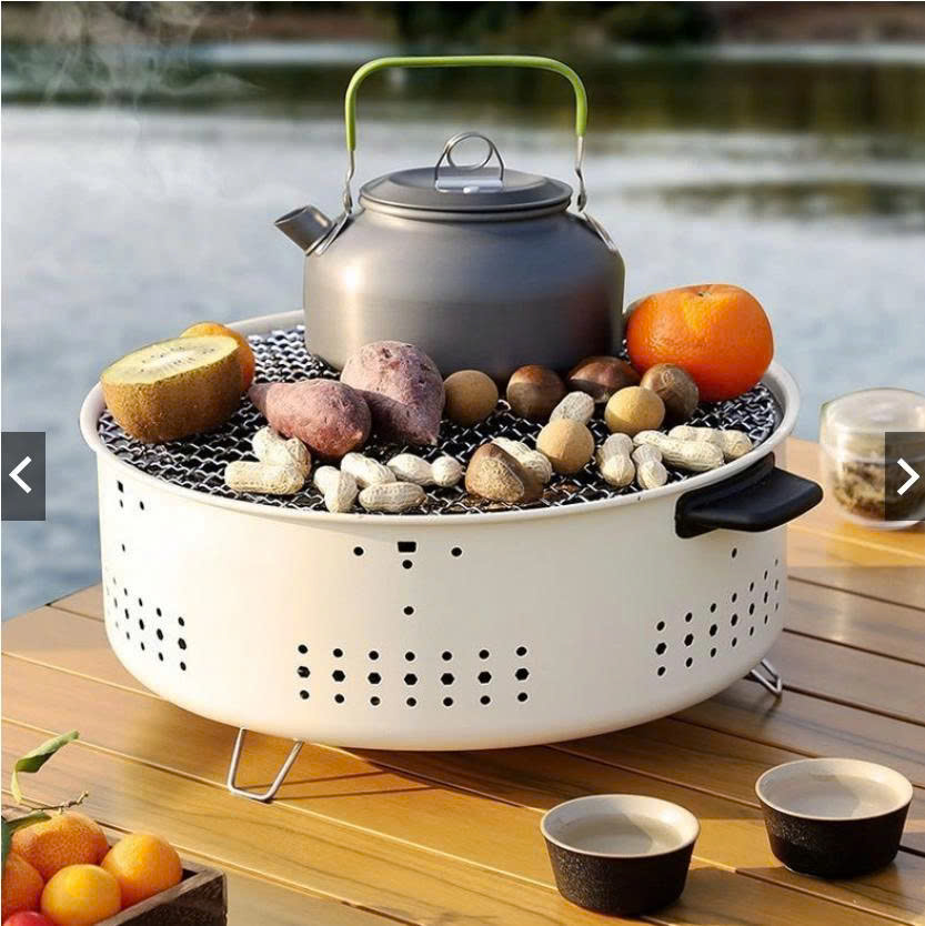 Bếp nướng than hoa tròn