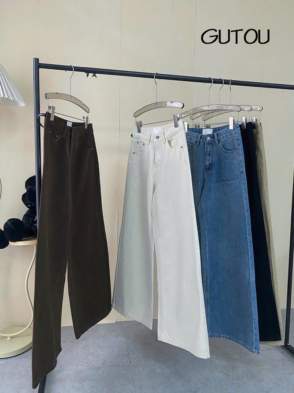 [ GUTOU ] Quần Jean Suông Flaree Trendy_thumbnail_11
