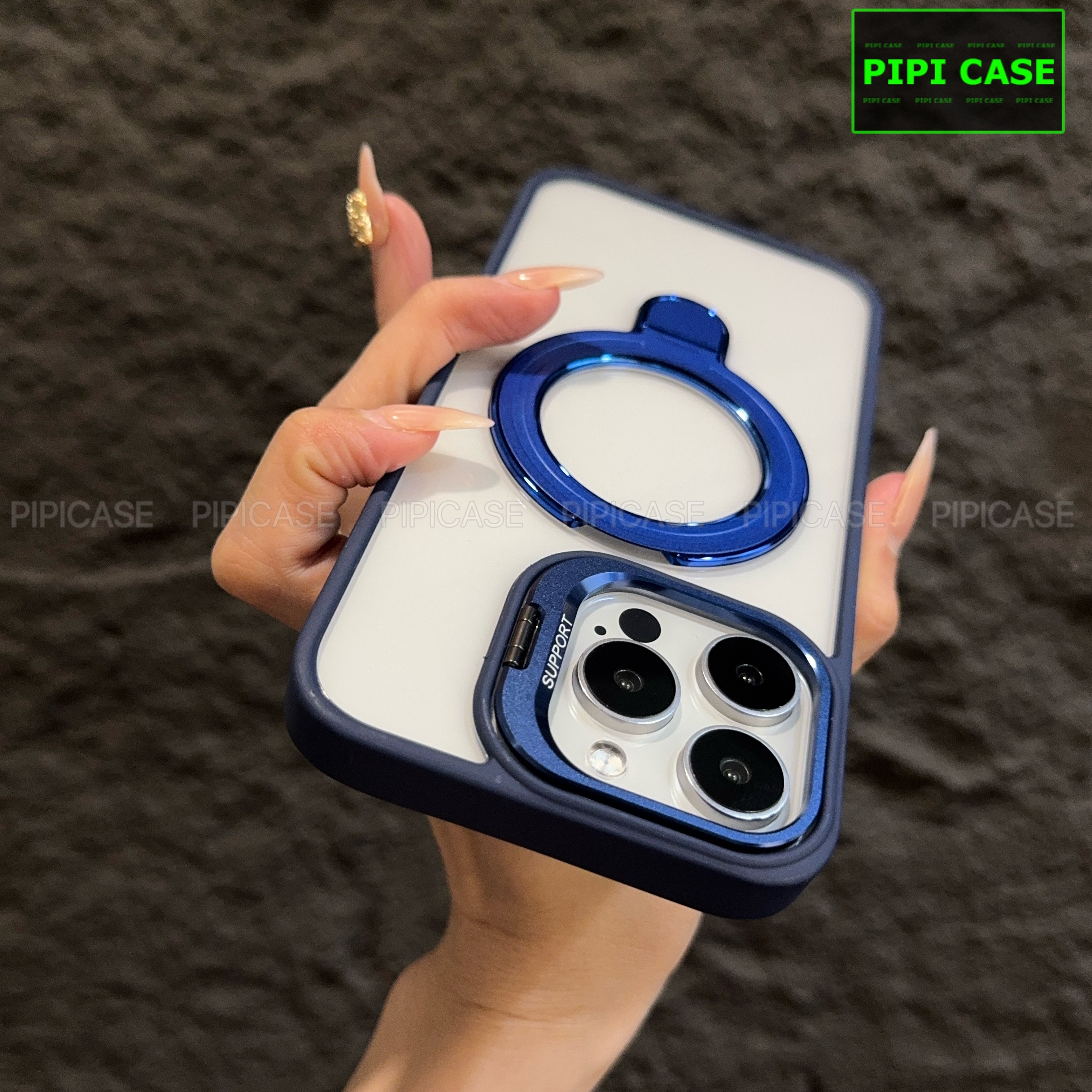 Ốp Lưng iPhone 12 Pro Max - Super Gone - Xanh Dương_thumbnail_9
