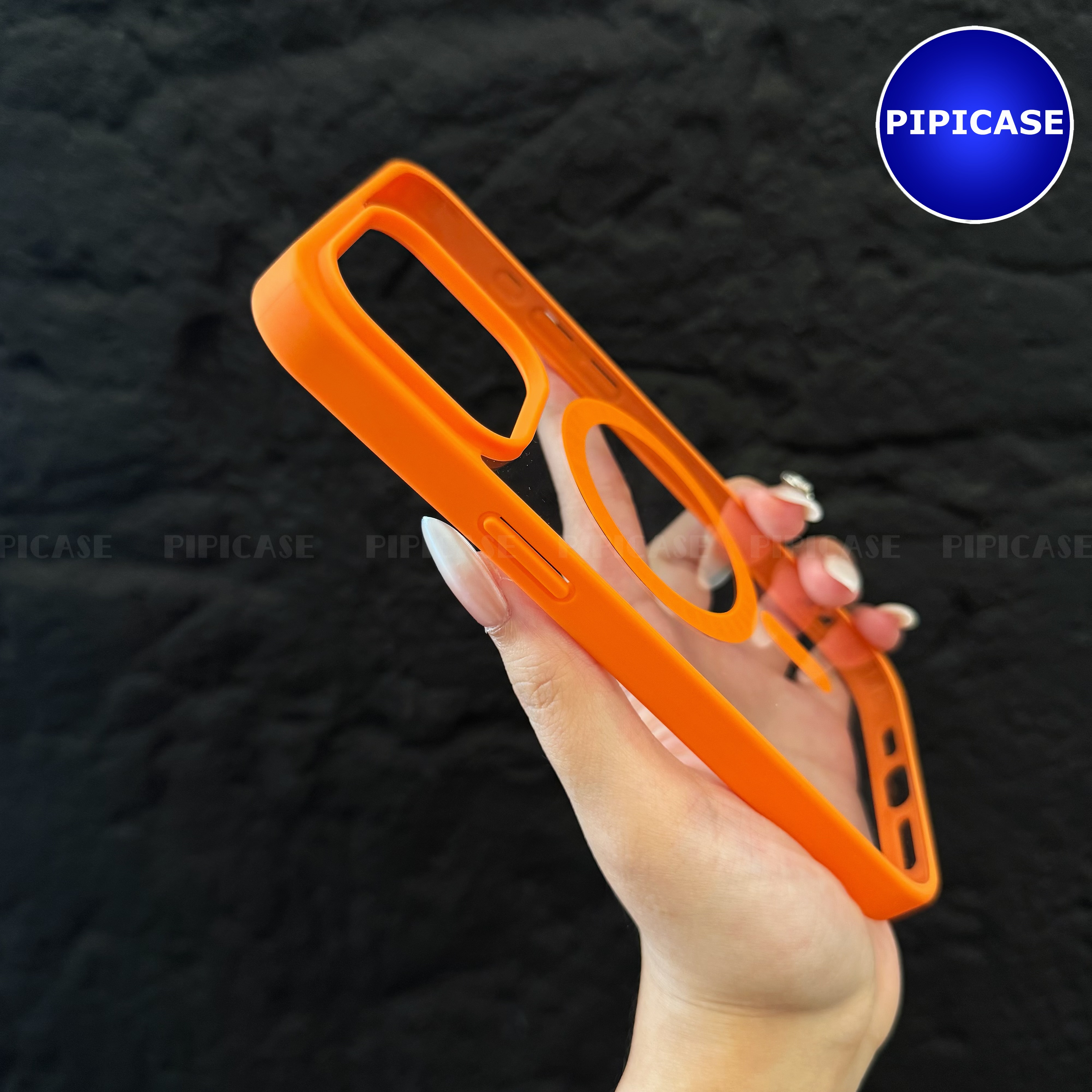 Ốp Lưng iPhone 15 Pro Max - Chic - Cam_thumbnail_2