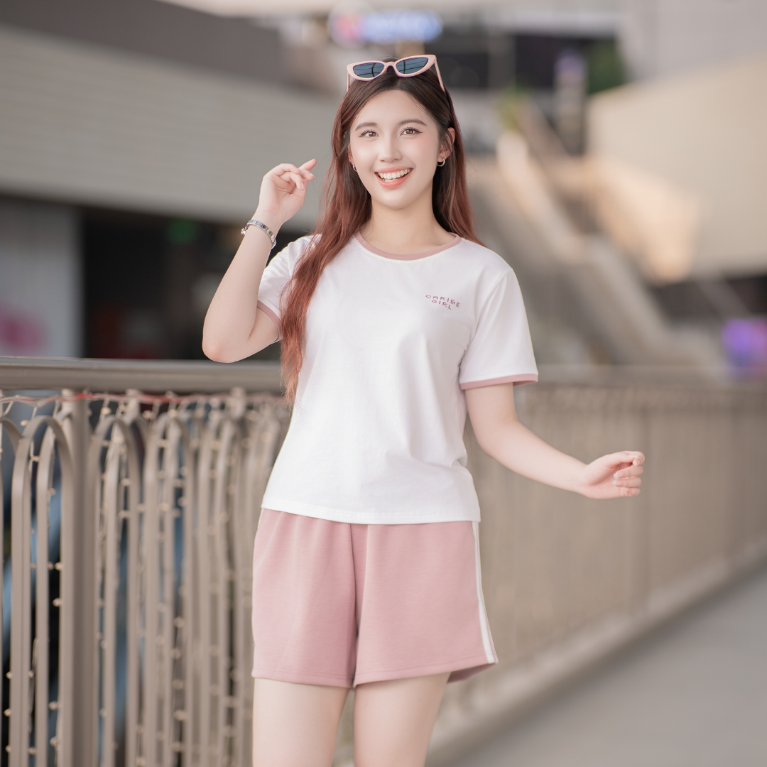 BN59 - Set Bộ Quần Áo Nữ Xuân Hè Áo Thun Phông TShirt Quần Short Sooc Cộc Đùi