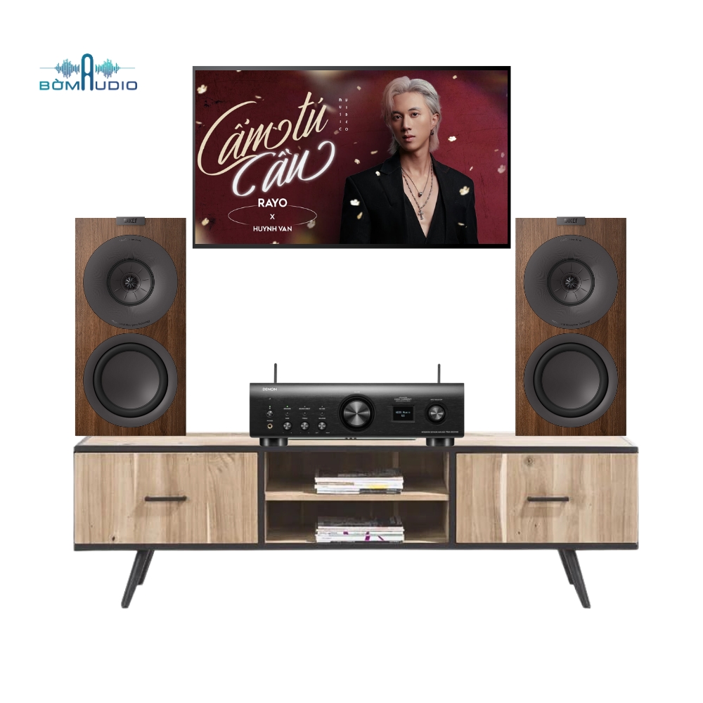 Combo Amply DENON PMA-900HNE  + Loa Bookshelf KEF Q CONCERTO META – DK4_thumbnail_0