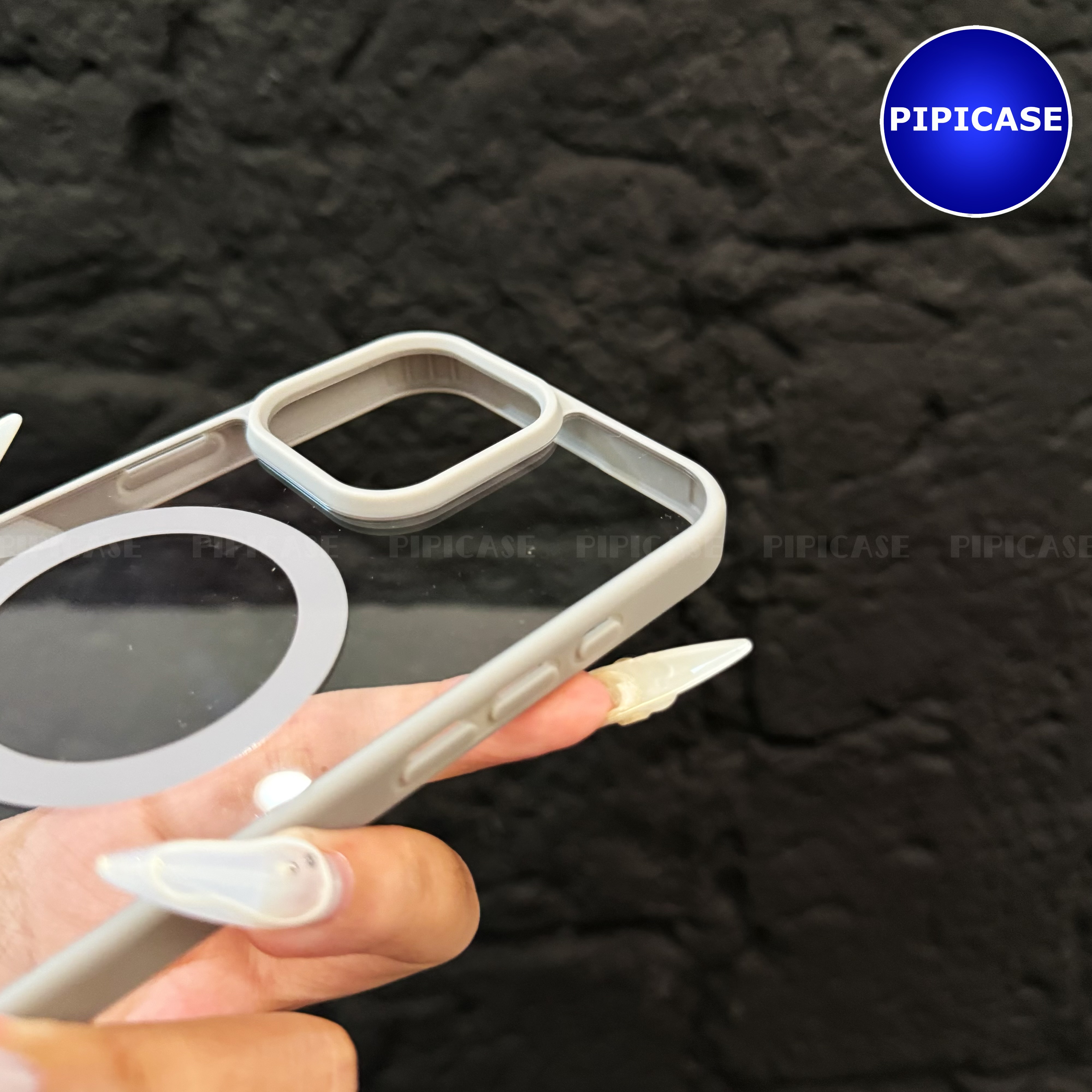 Ốp Lưng iPhone 16 Pro Max - Chic - Xám_thumbnail_11