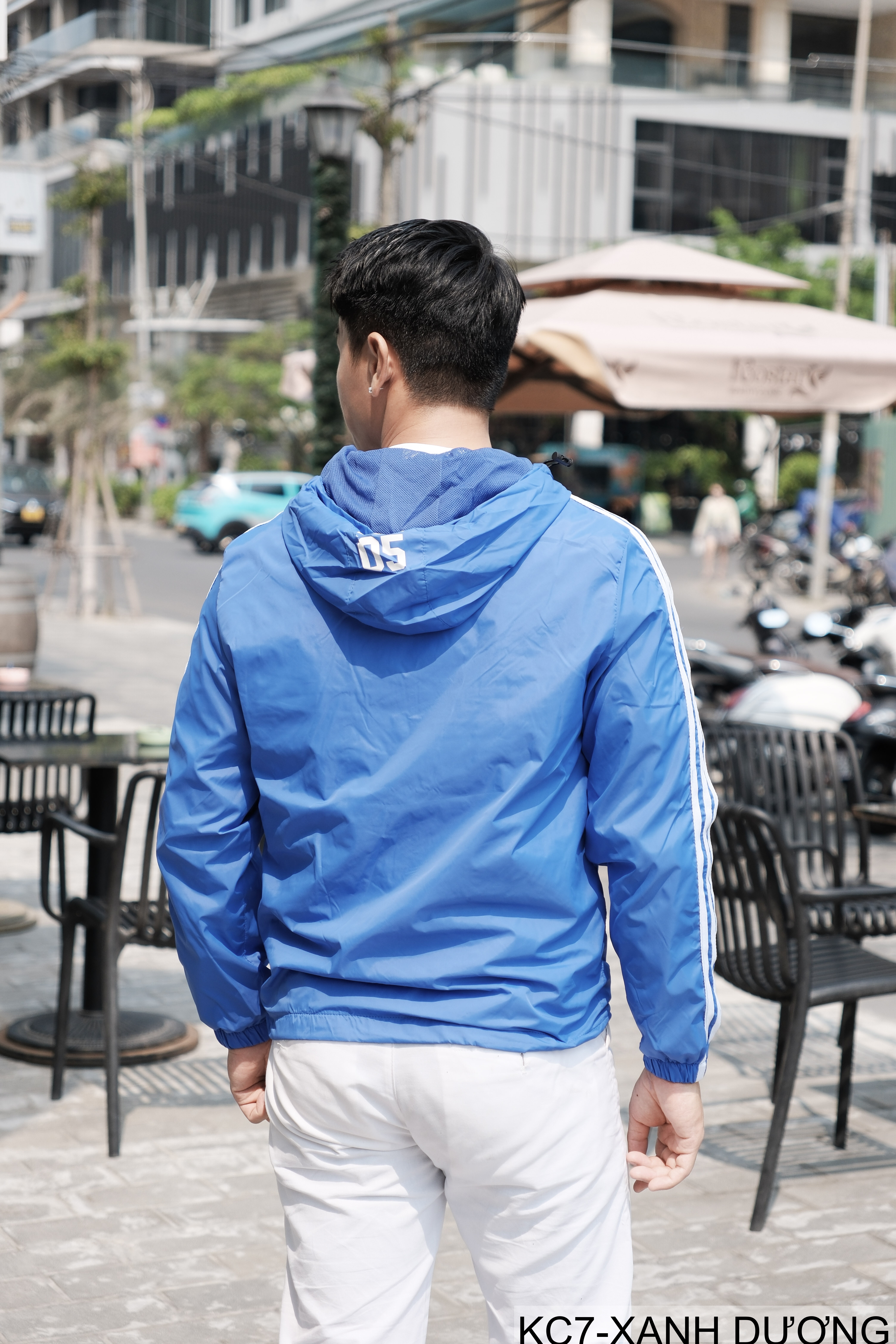 KC7 - Áo khoác nam thể thao oversize tay dài có mũ, chất liệu polyester thoáng mát, 3 màu xanh dương, đen, xanh đậm_thumbnail_22