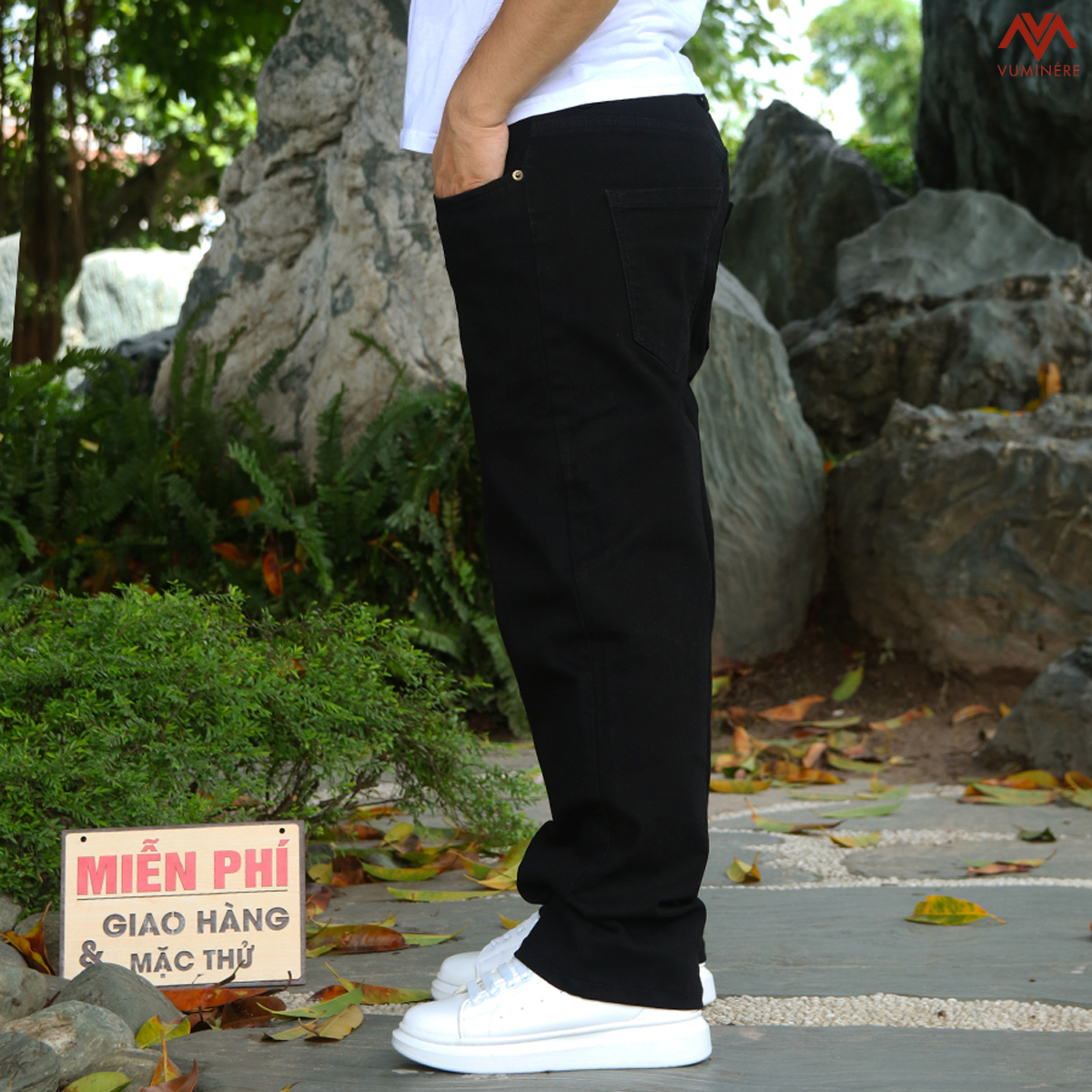 Quần Jeans nam VUMINÉRE - Wide Leg Jeans Form suông ống rộng_thumbnail_4