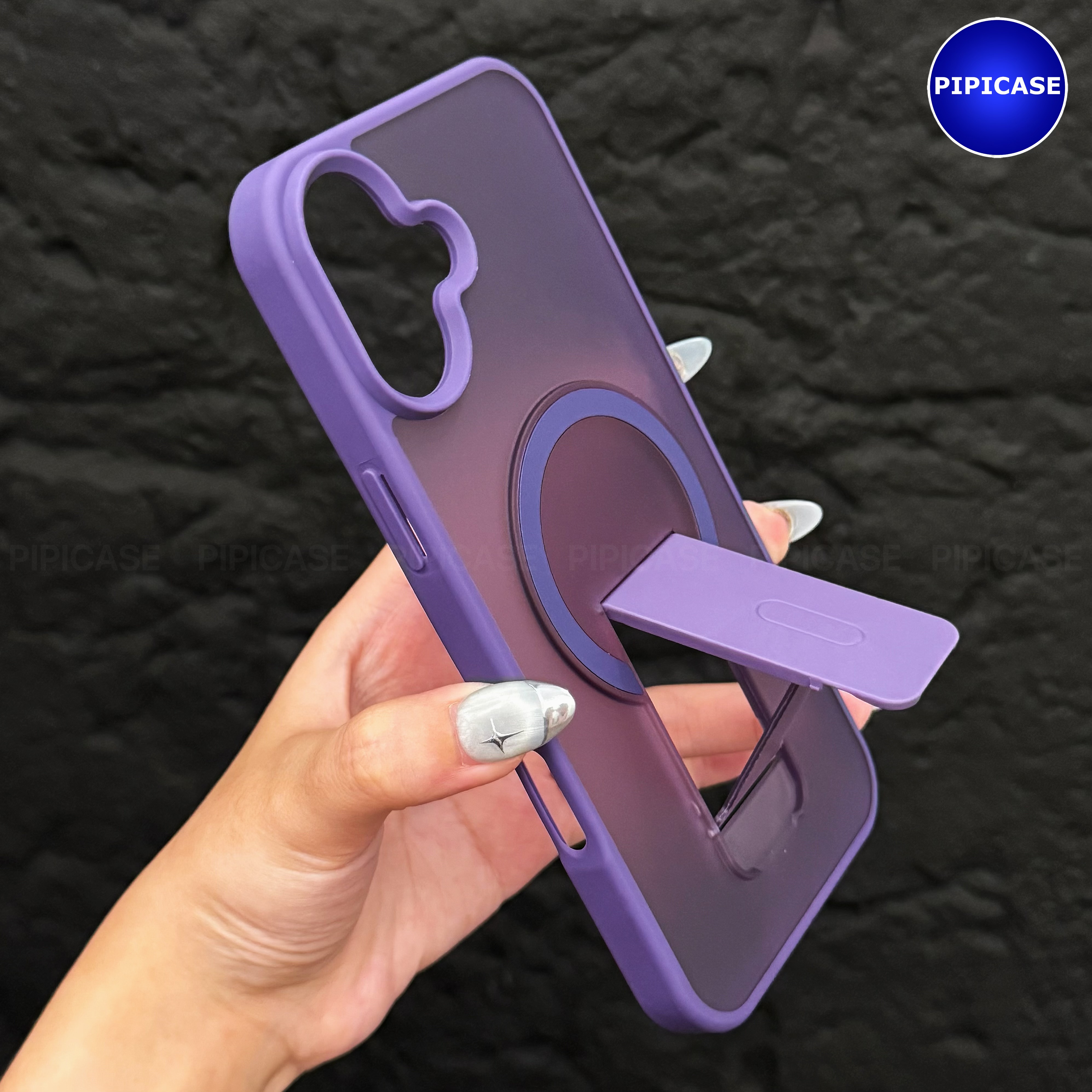 Ốp Lưng iPhone 16 Plus - Quin - Tím Đậm