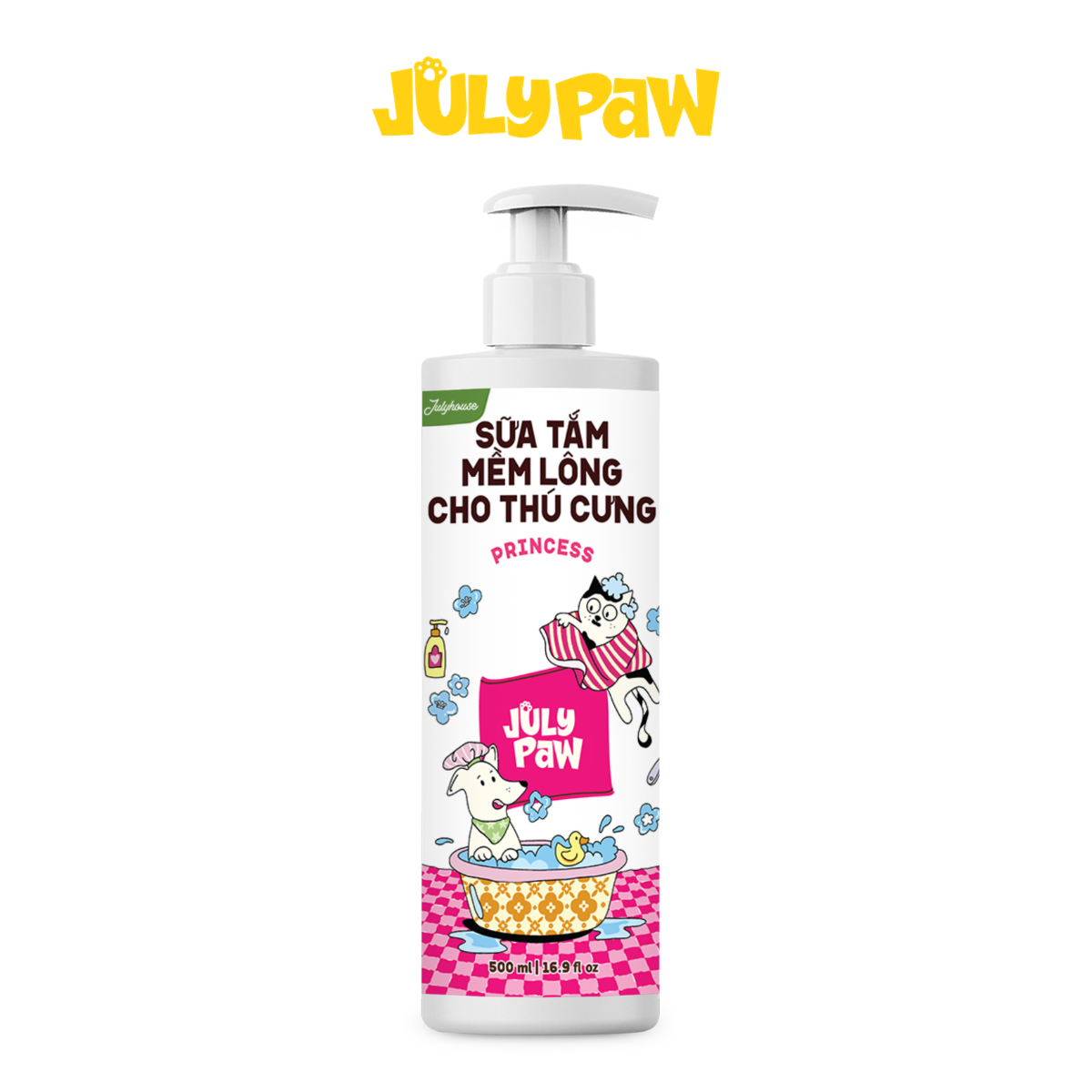 Sữa Tắm Mềm Lông Cho Thú Cưng Princess