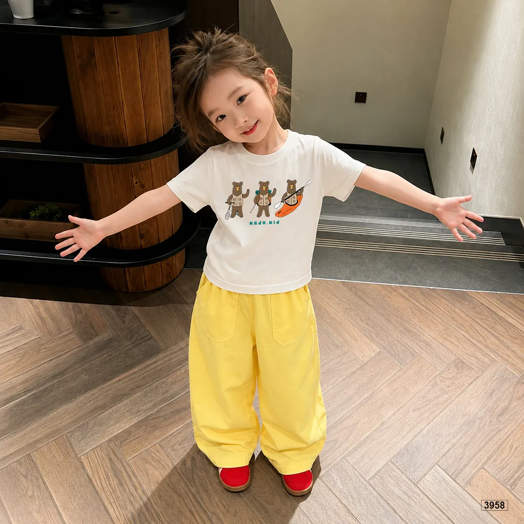 Áo thun bé trai bé gái Gấu yêu Kado 3958_thumbnail_2