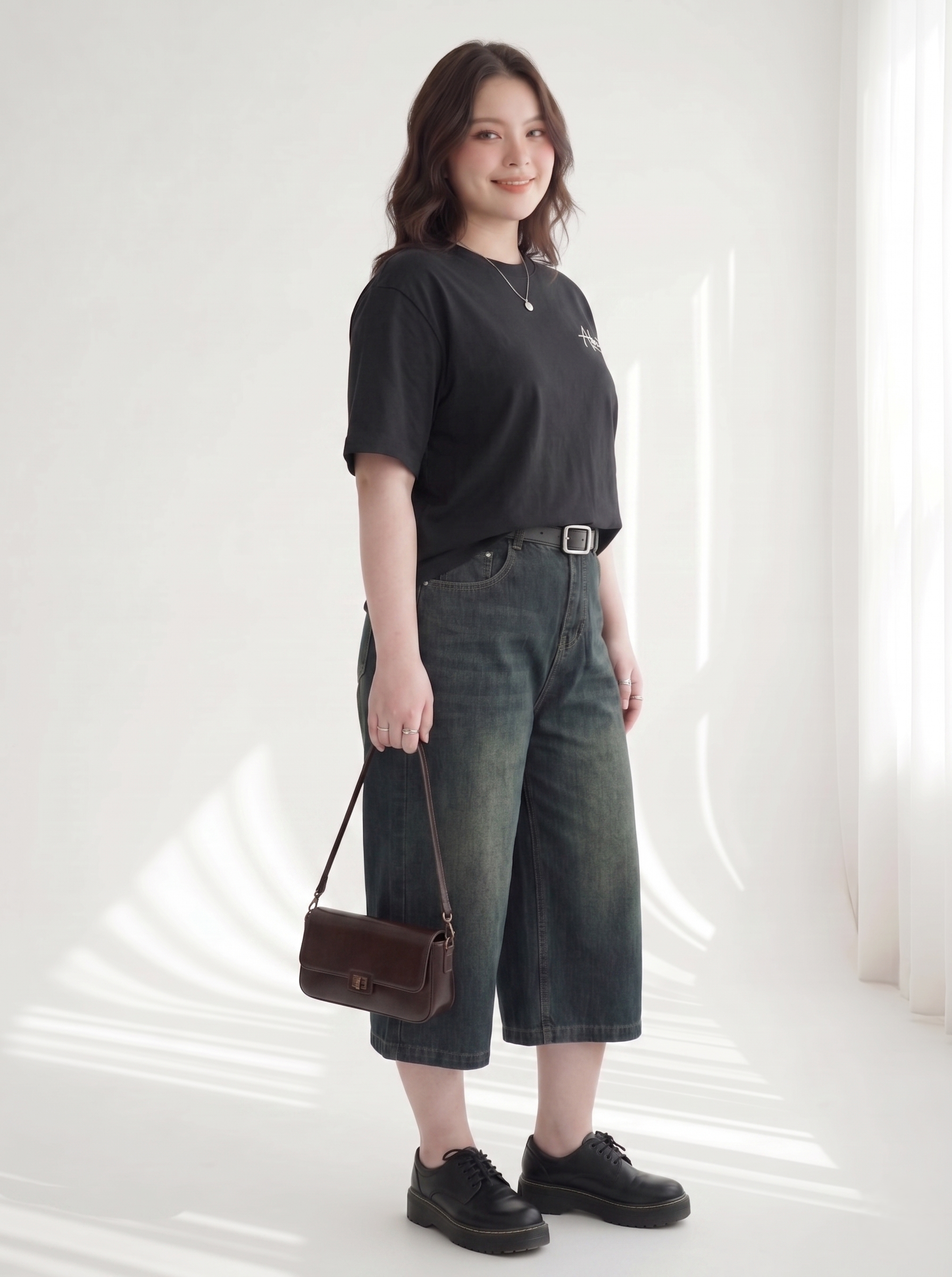 BIGSIZE NỮ - Áo thun form rộng in hồ điệp dành cho nàng béo 55-95kg V-AK102-5_thumbnail_1