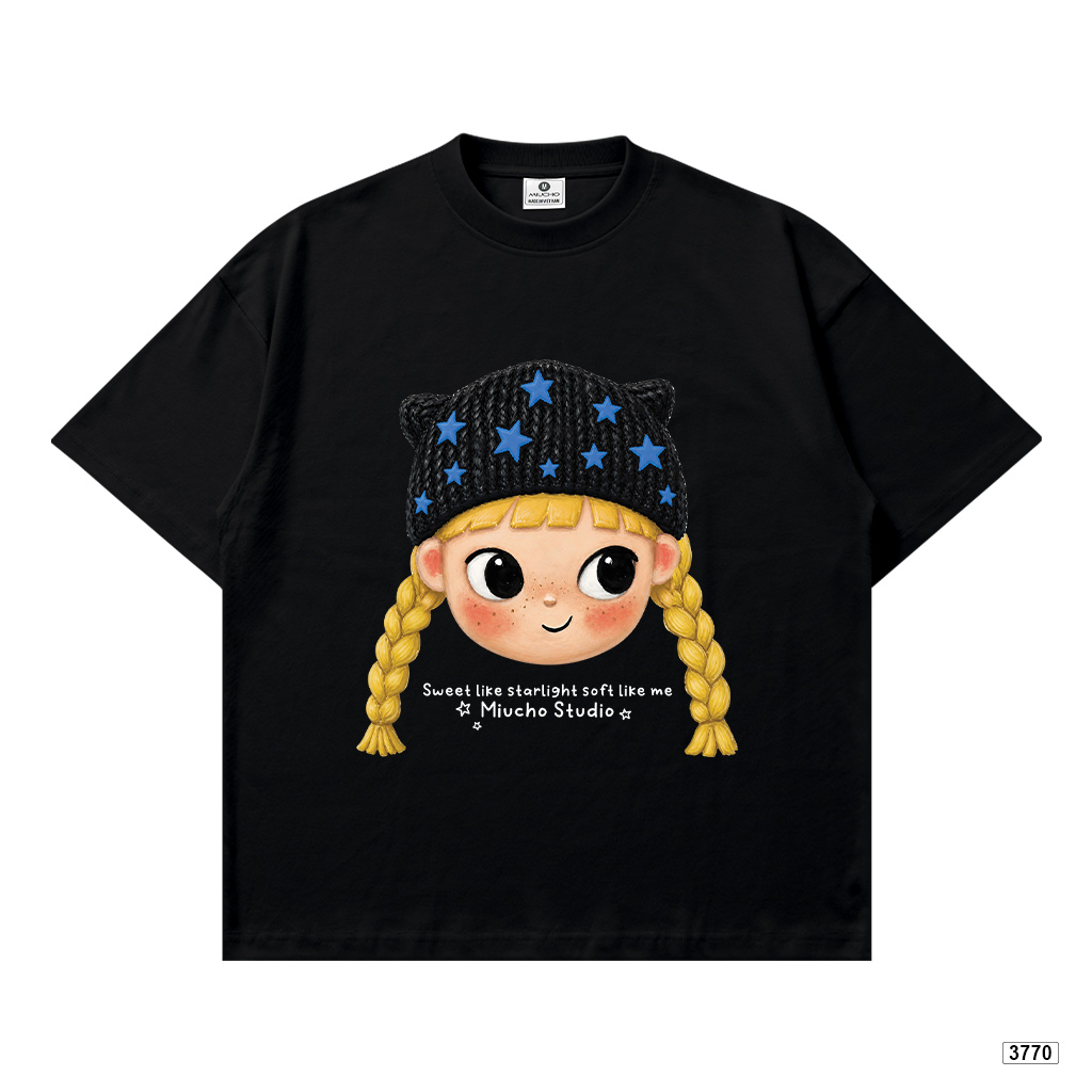 Áo thun boxy nữ Cartoon Girl đáng yêu Miucho 3770_thumbnail_10