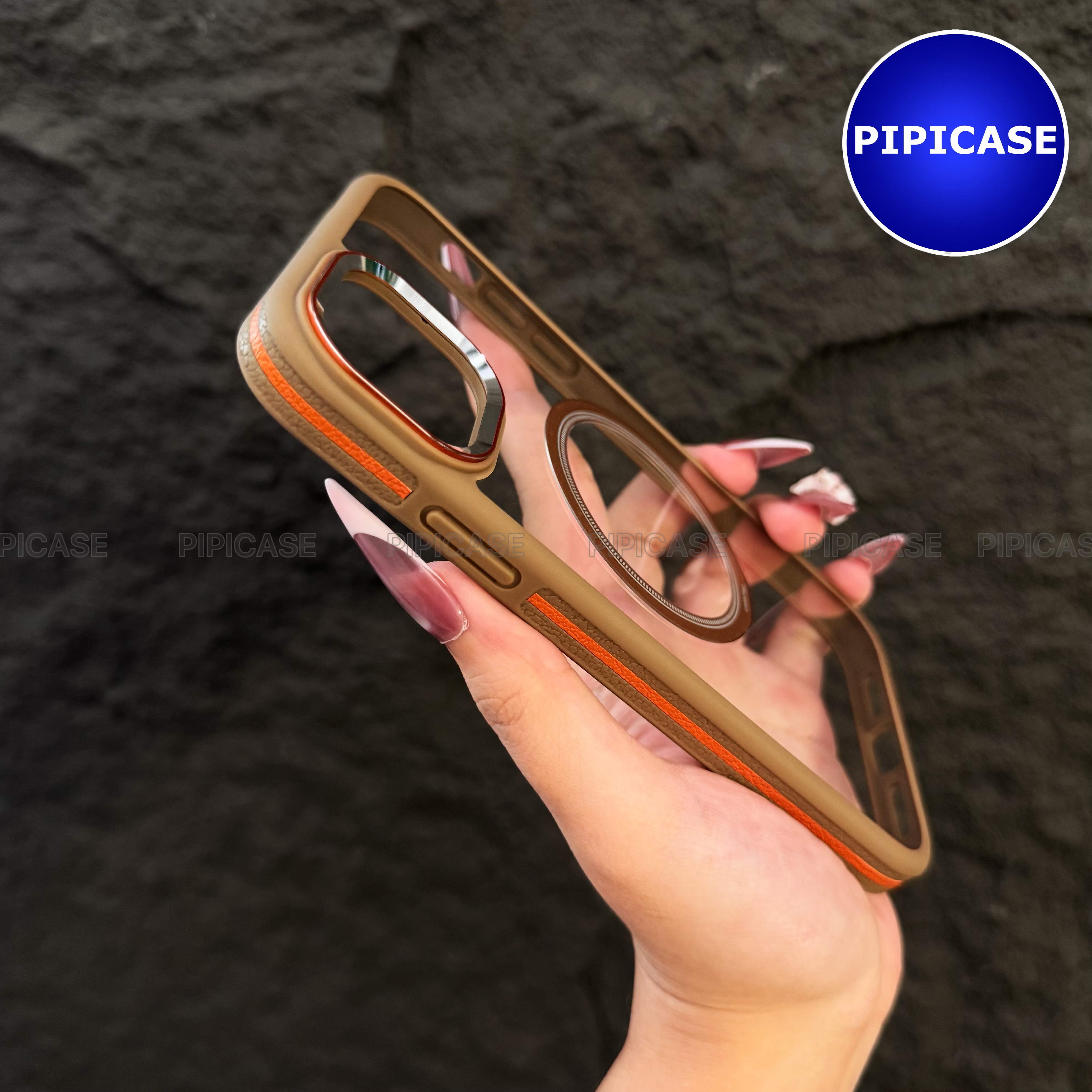 Ốp Lưng iPhone 12 - Wigu - Nâu_thumbnail_12