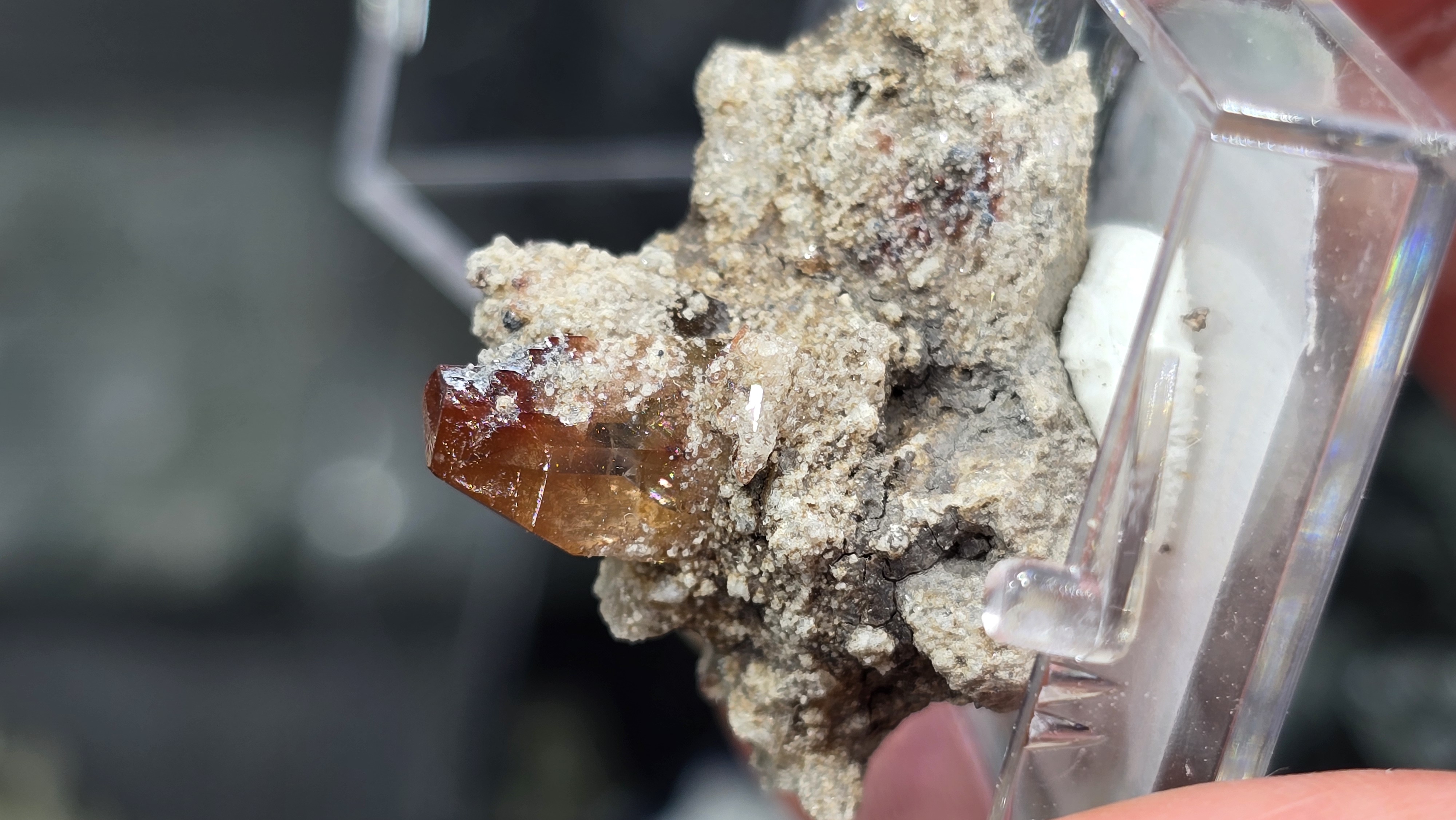 Red / Imperial Topaz Trên Nền Matrix - Guanajuato, Mexico_thumbnail_3