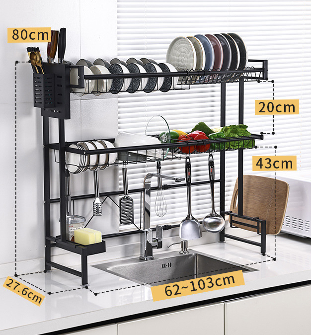 Kệ úp bát đũa điều chỉnh 2 tầng_thumbnail_5