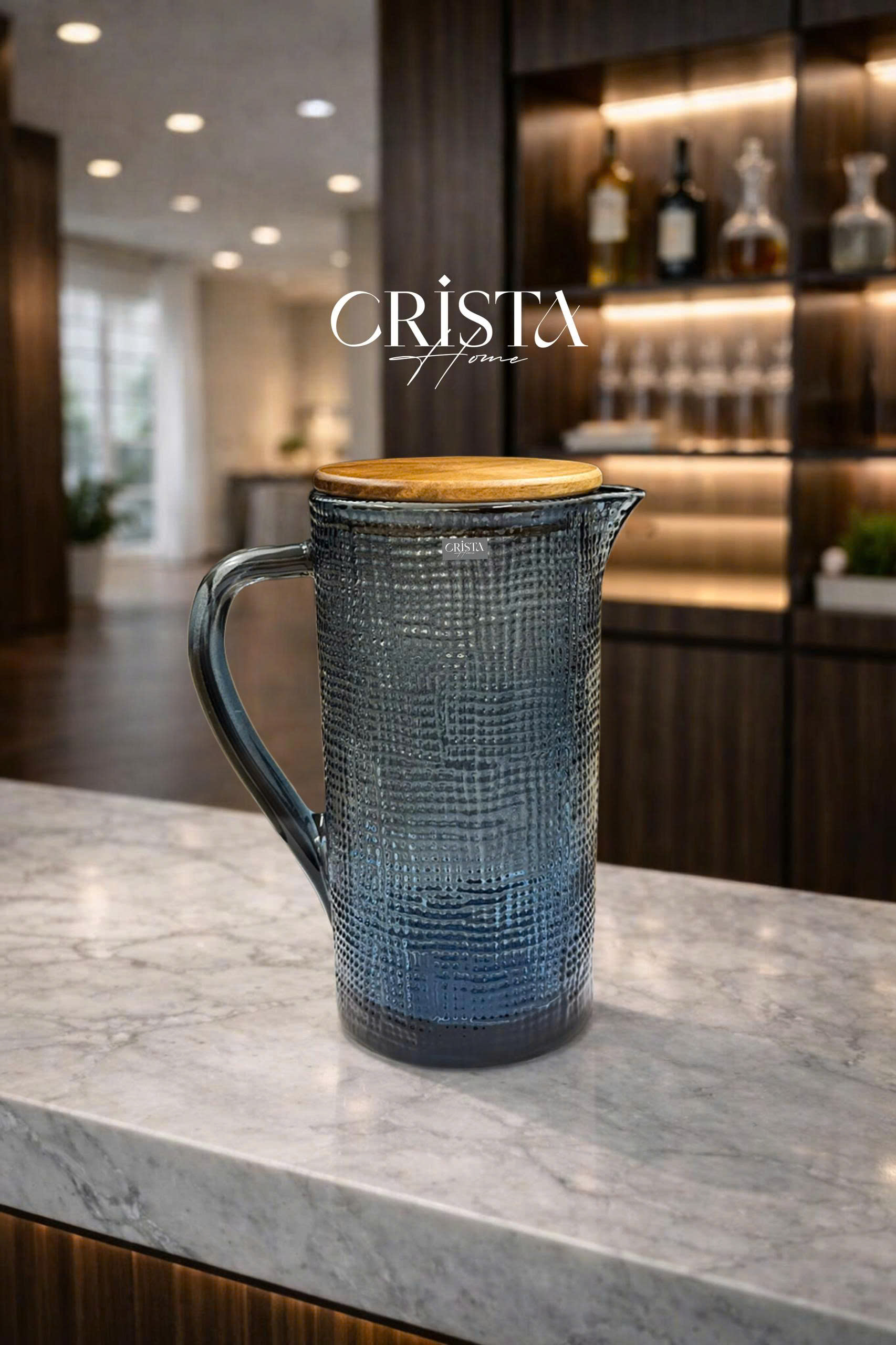Bình thủy tinh CRISTA HOME vân lưới dập nổi 1000 ml_thumbnail_22