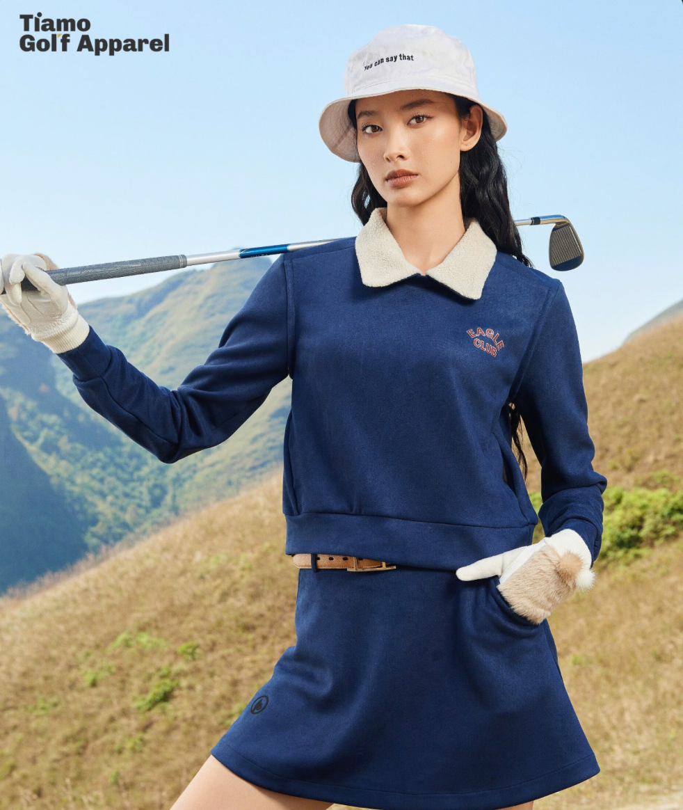 Áo Sweater Vải Da Lộn Nữ