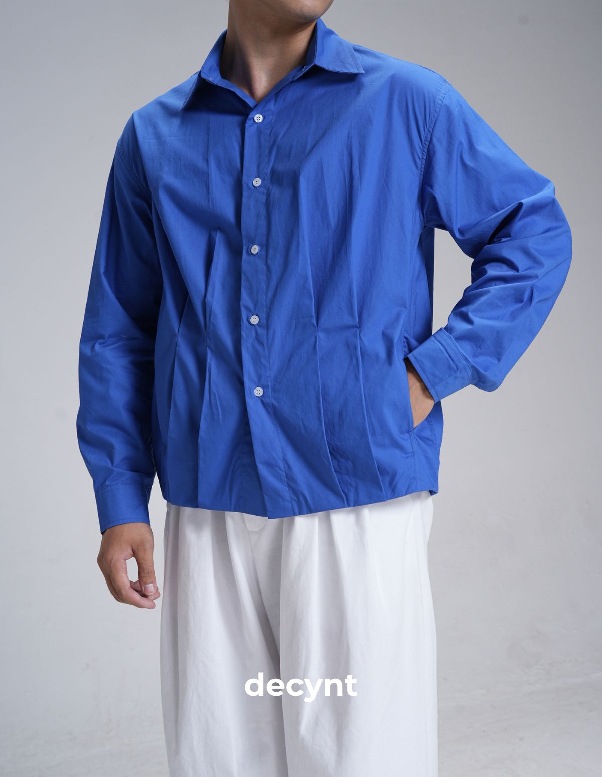 Pleated shirts decynt - Áo sơ mi xếp ly chất liệu 100% cotton hàn_thumbnail_4
