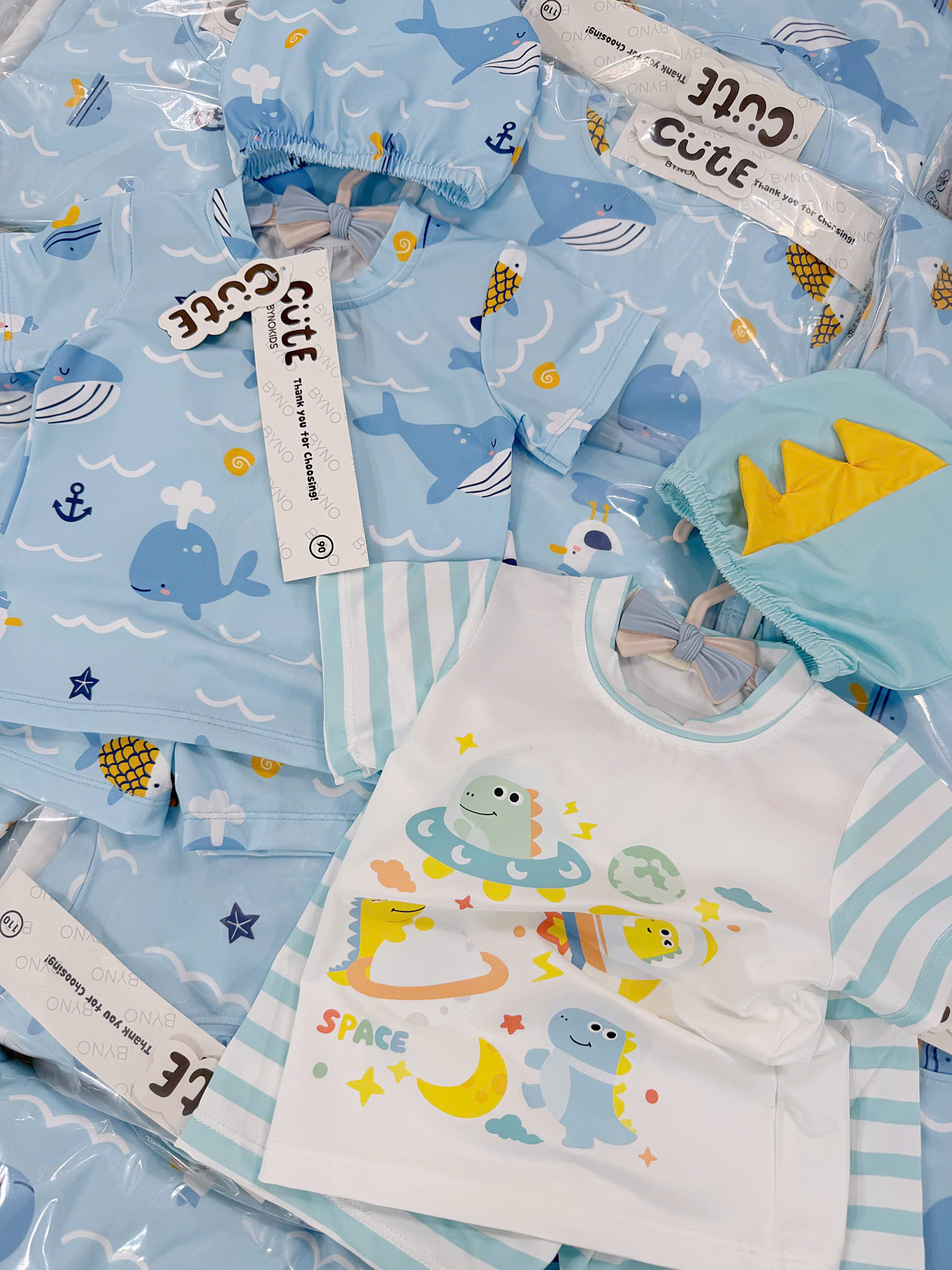 C35 COMBO 2 BỘ ĐỒ BƠI CÁ VÀ KHỦNG LONG- A207.7