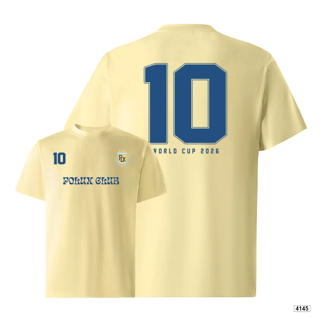 Áo thun nam form rộng phong cách varsity số 10 cổ điển Polux Club 4145_thumbnail_8