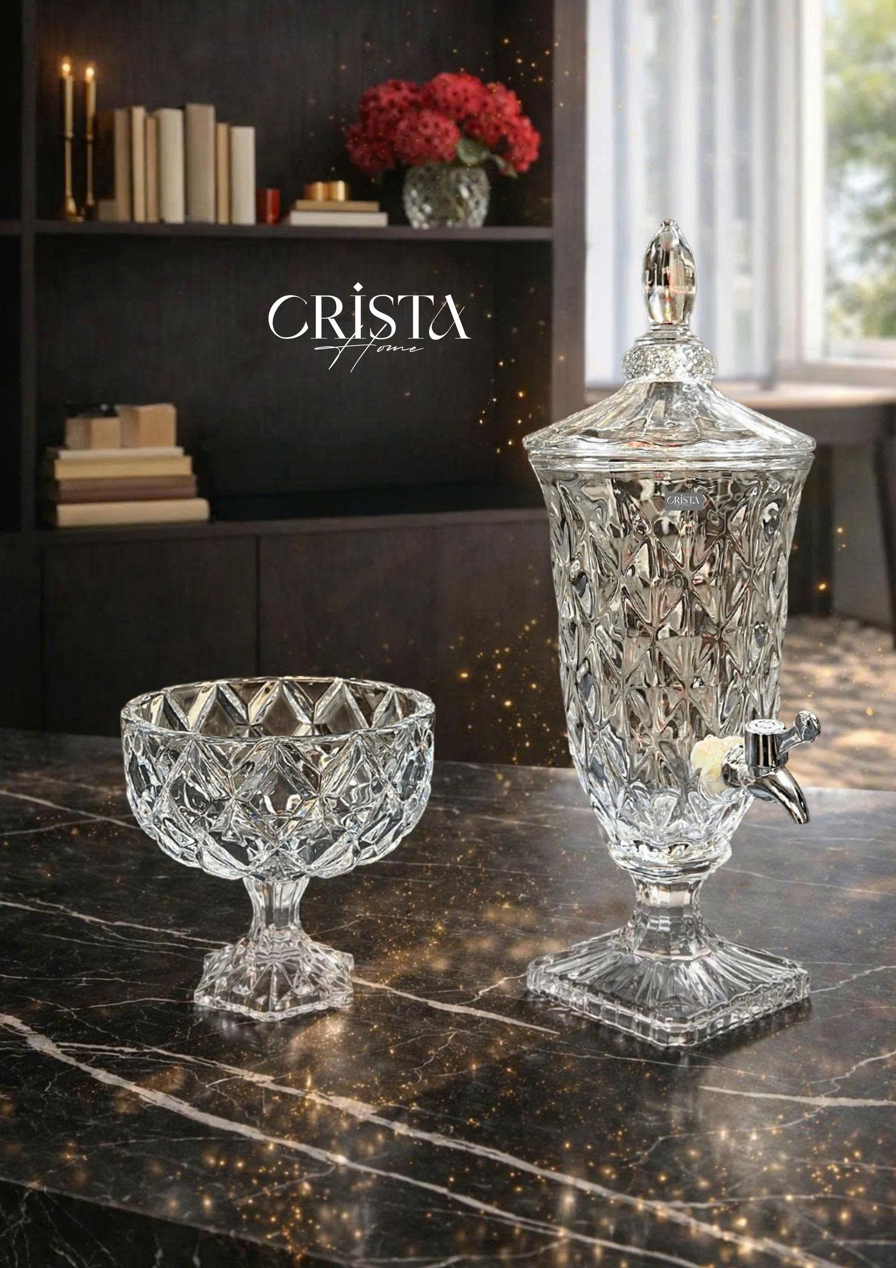 HŨ THỦY TINH CHÂN BỒNG VÂN KIM CƯƠNG 18CM CRISTA HOME 60251_thumbnail_3