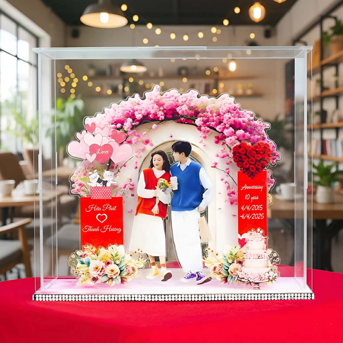 Standee Kỷ Niệm, Sinh Nhật, Quà Tặng Cặp Đôi (Tặng Hộp+ Túi) - Size tính theo chiều ngang_thumbnail_0