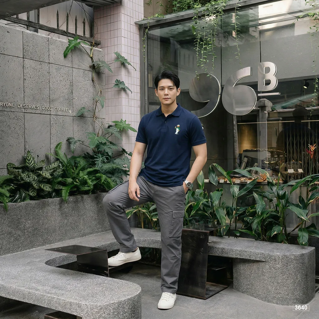 Áo polo nam chất cá sấu dày dặn đứng form Polux 3640_thumbnail_3