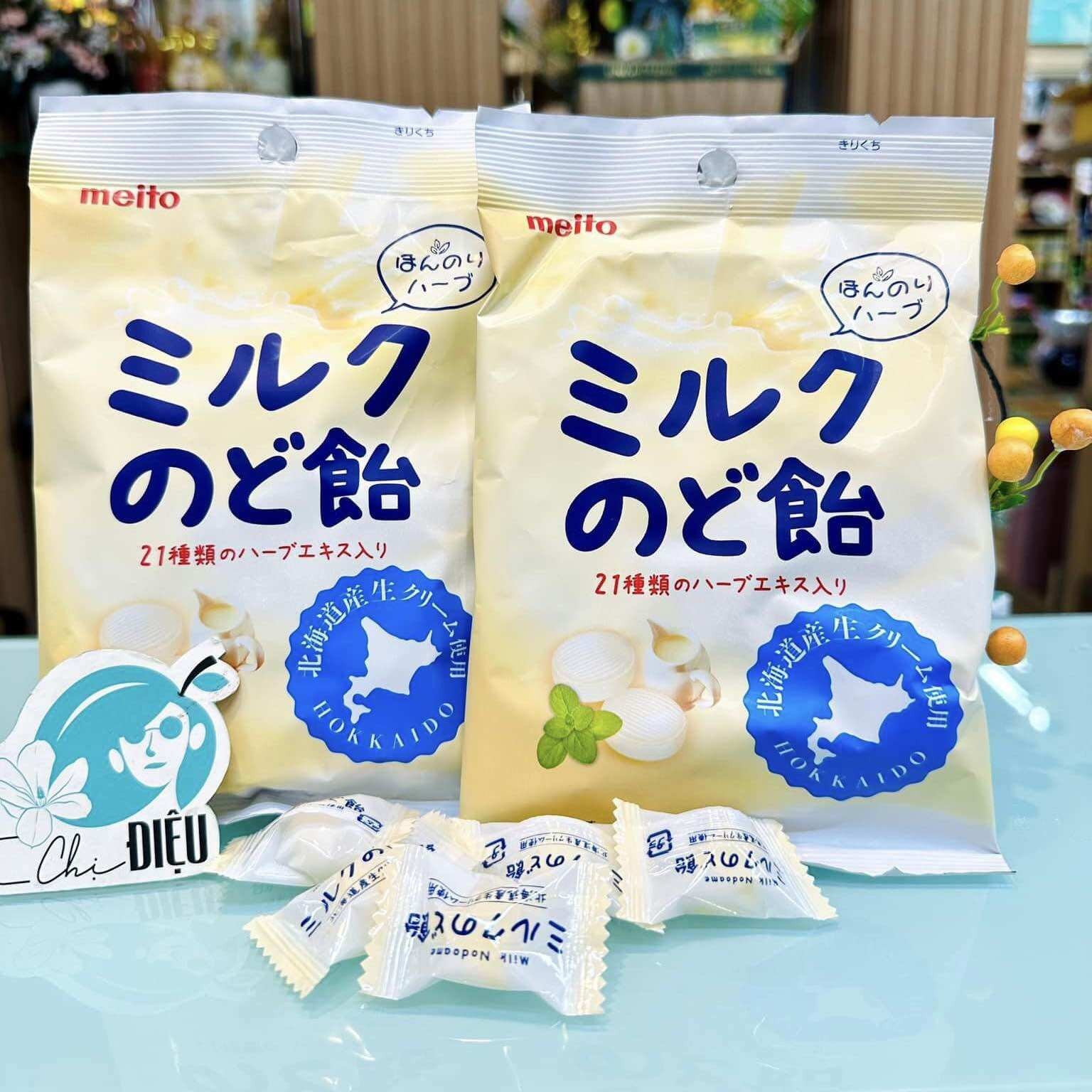 SET 2 GÓI KẸO NGẬM VỊ SỮA MEITO