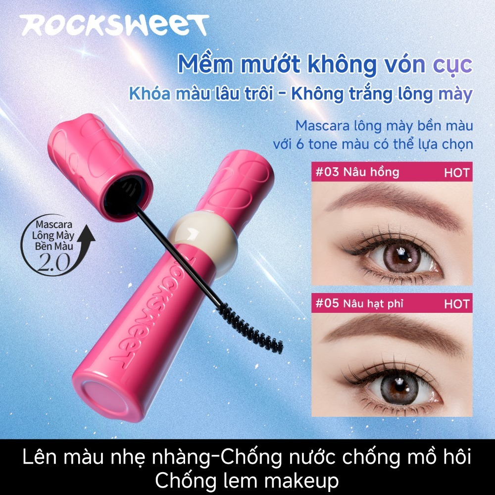 [ROCK SWEET] Mascara lông mày Rock Sweet phiên bản 2.0