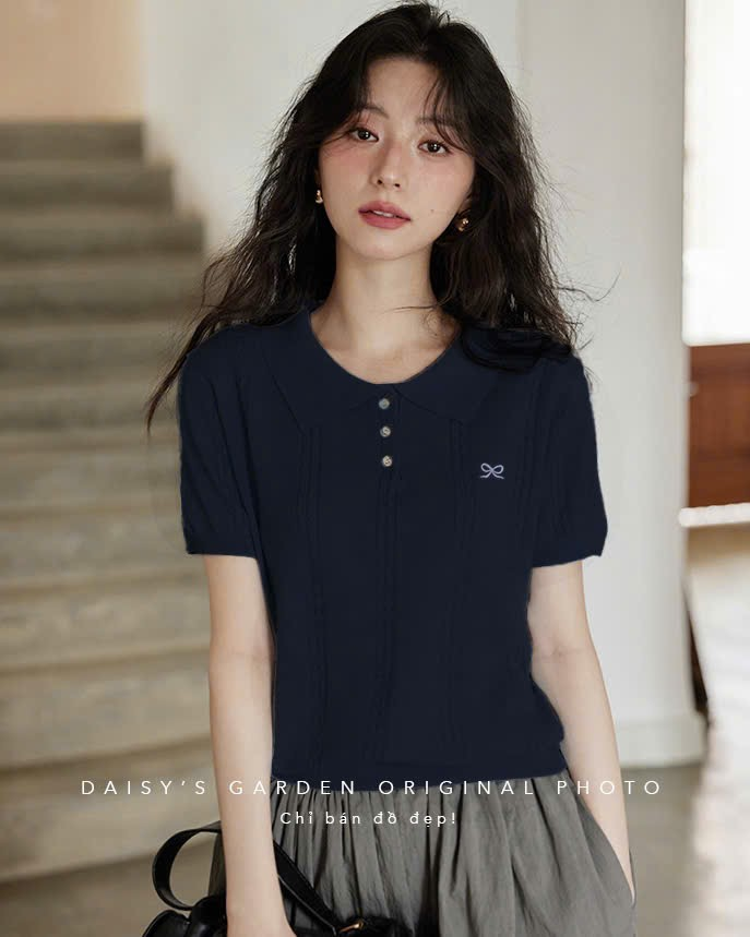 POLO DỆT KIM NƠ Tiny Bow