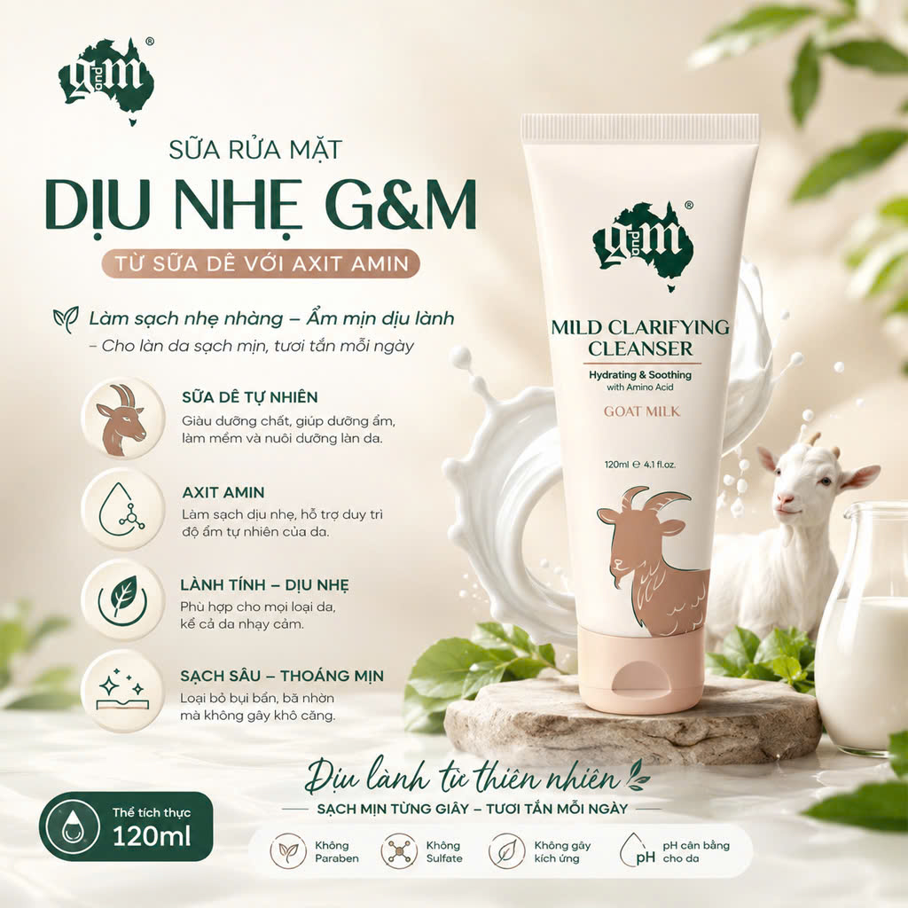 SỮA RỬA MẶT G&M