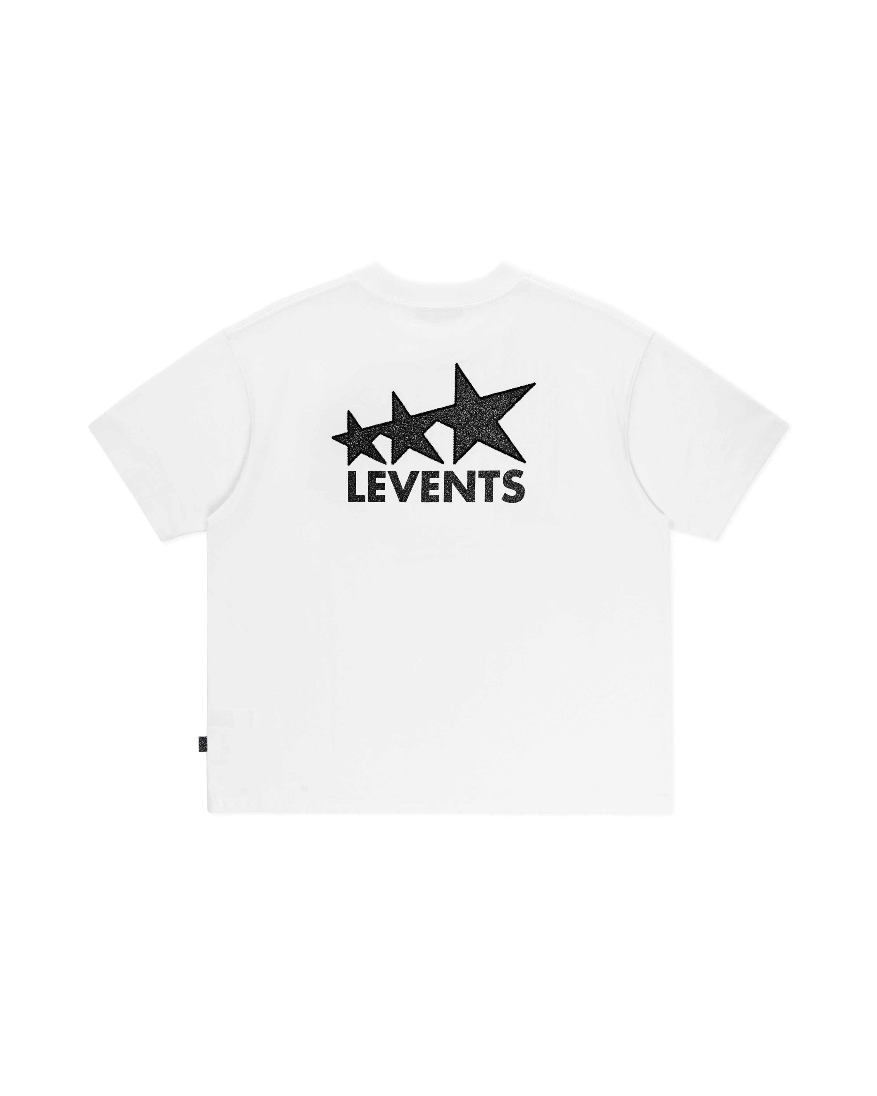 Levents® Blink Blink Signature Logo Semi-Oversized Tee/ White