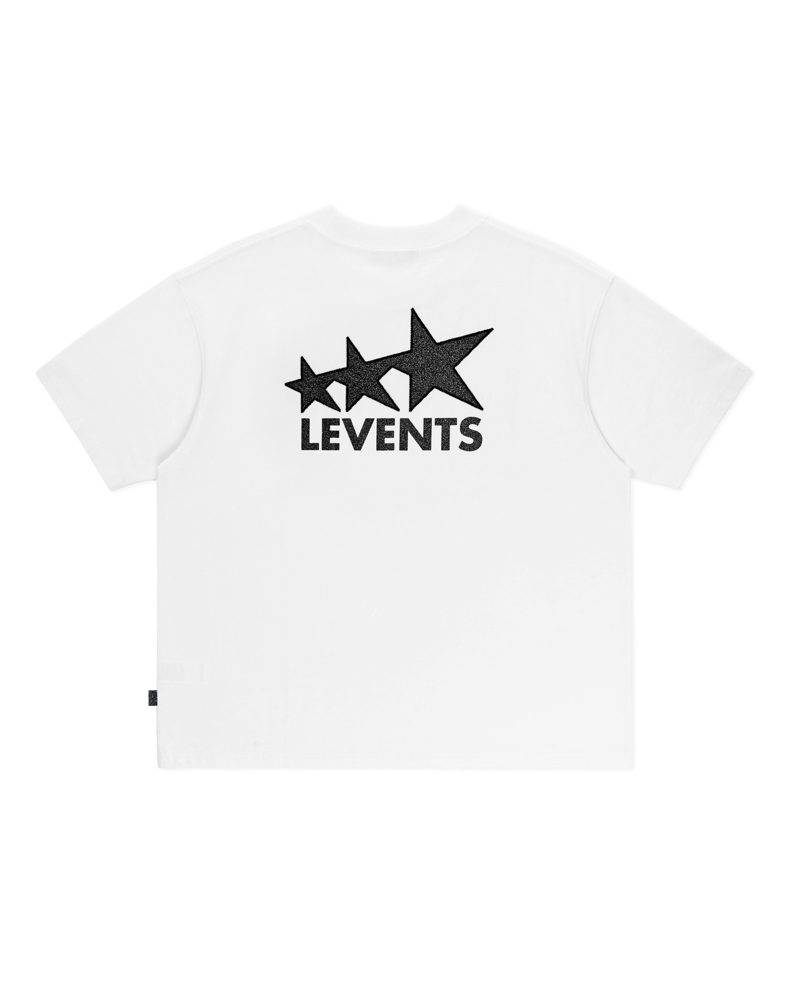 Levents® Blink Blink Signature Logo Semi-Oversized Tee/ White