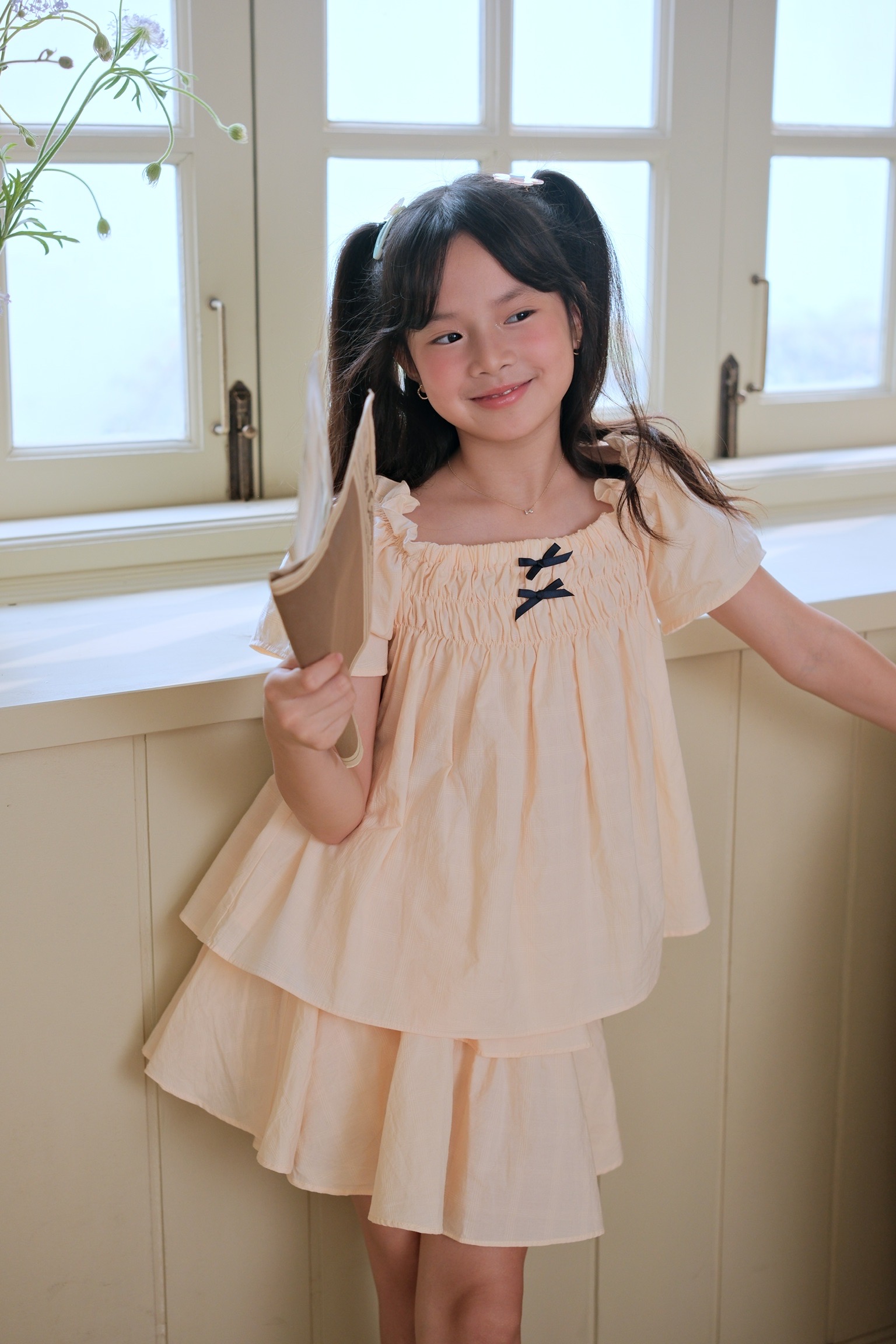 Moana Cotton Set '25 (Áo Xòe x Chân Váy Có Lót Quần)