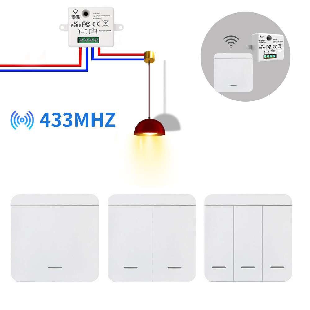 CÔNG TẮC ĐIỀU KHIỂN TỪ XA KHÔNG DÂY 433MHz Mặt Vuông_thumbnail_5