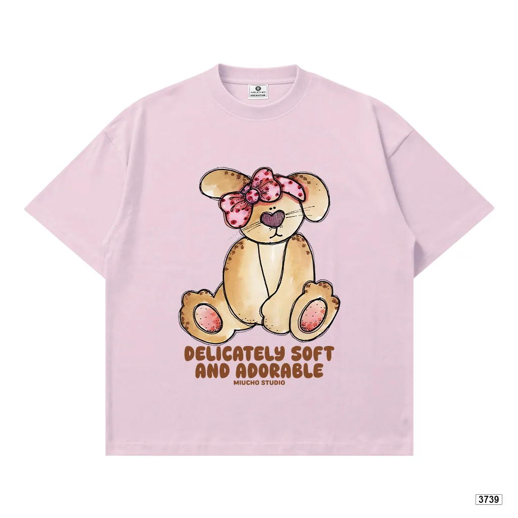 Áo thun nữ form boxy mùa hè chất thoáng mát phong cách dễ thương Miucho 3739_thumbnail_17